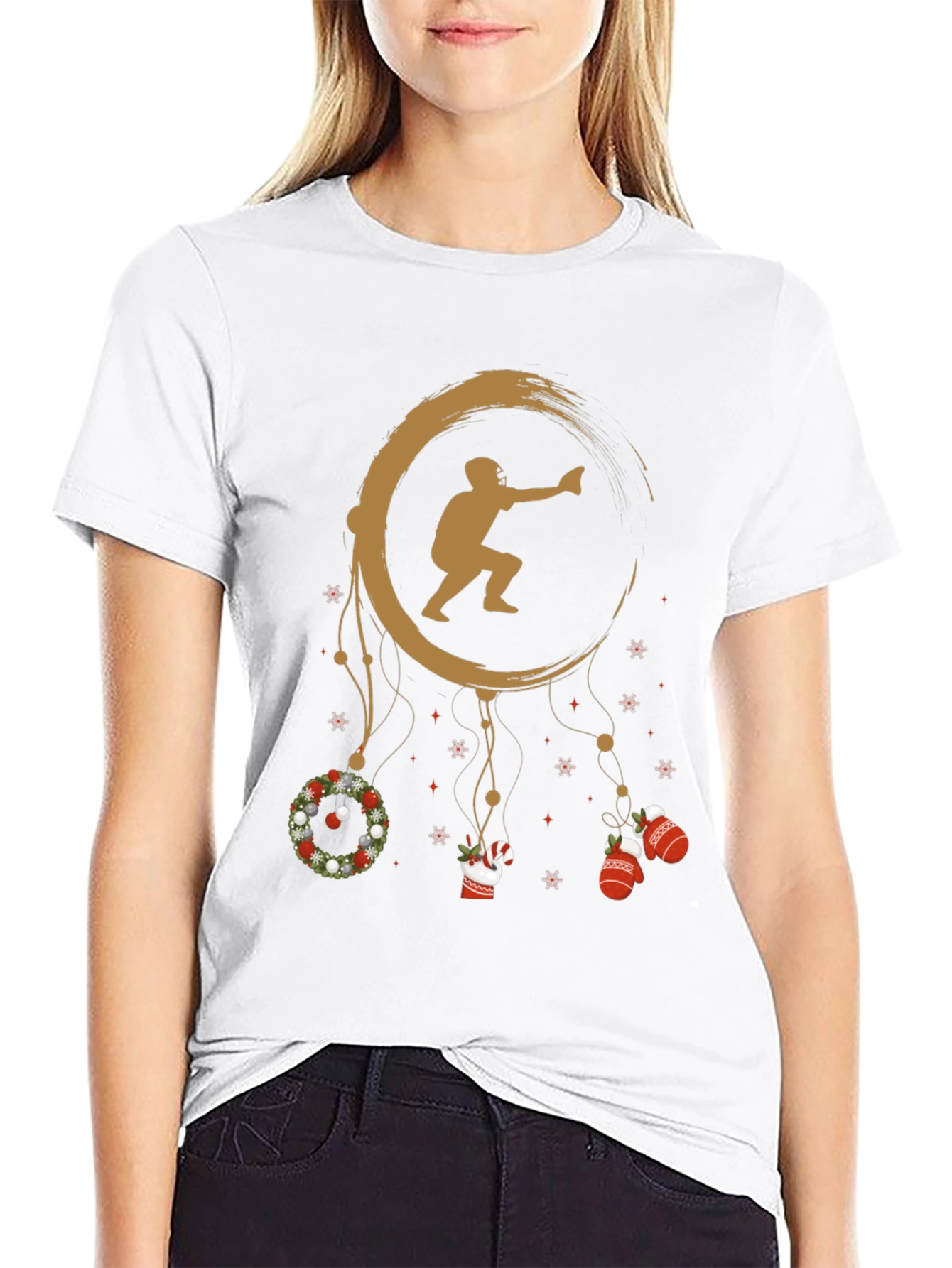 Festive Baseball Dreamcatcher T-Shirt