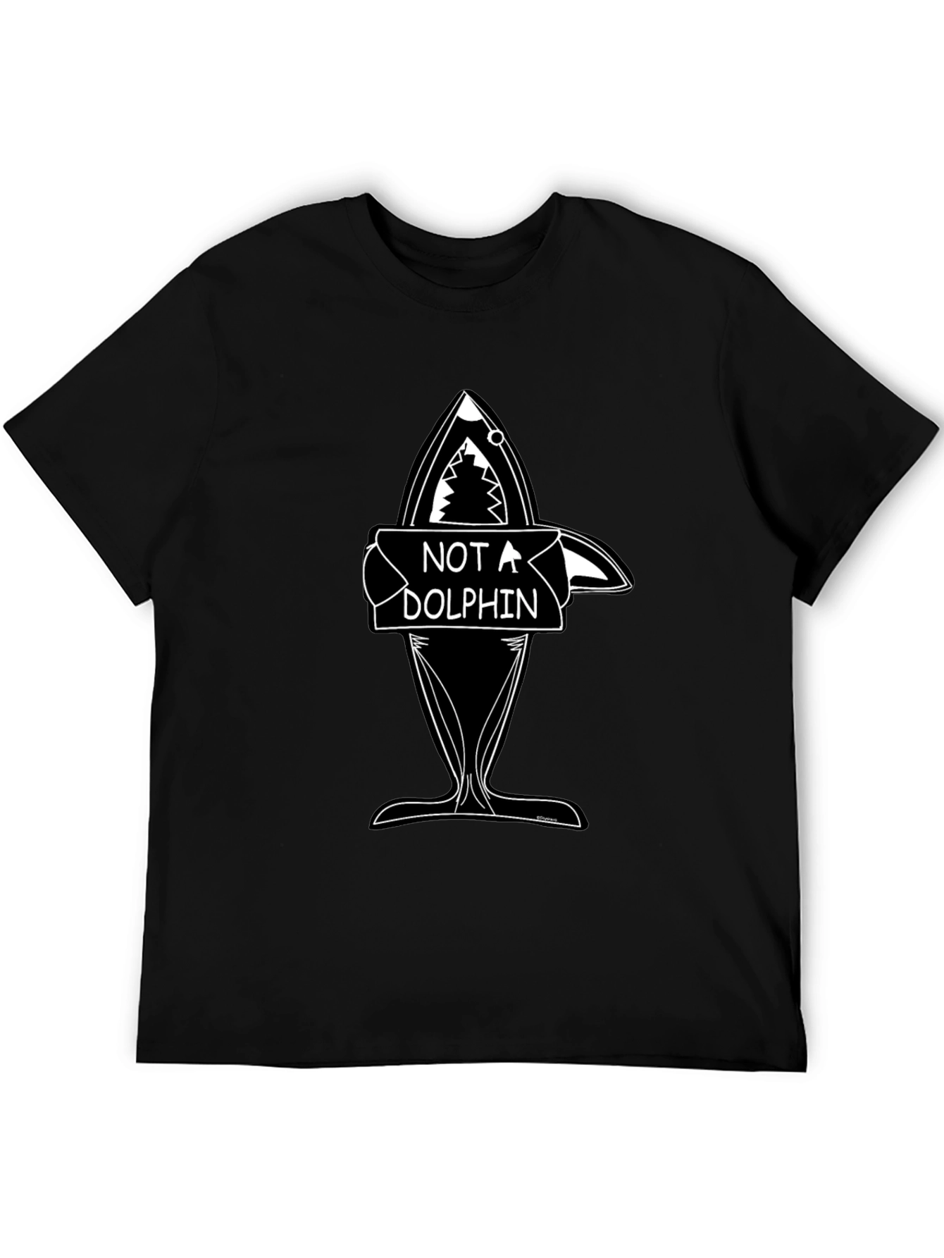 Shark Not a Dolphin Graphic T-Shirt