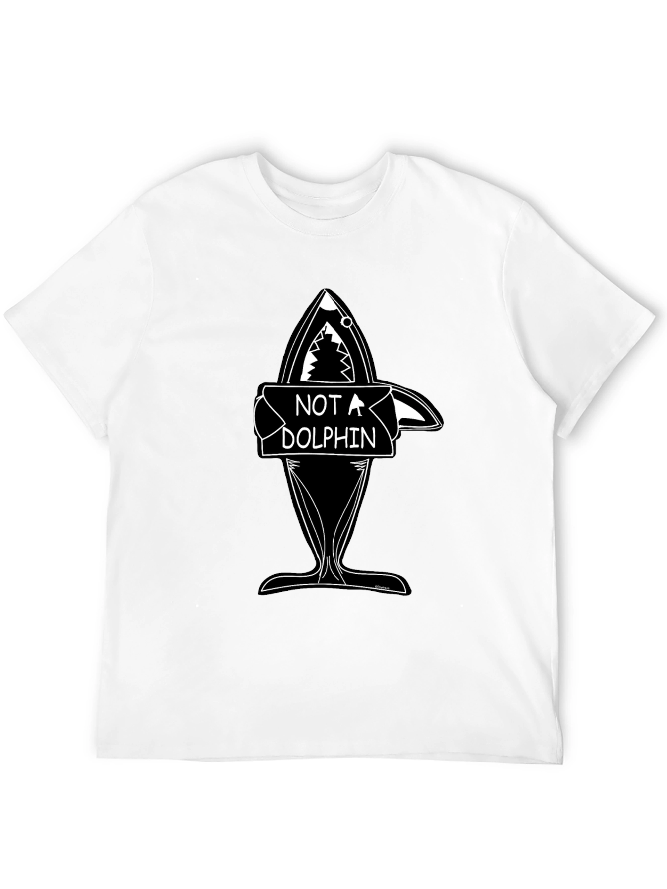 Shark Not a Dolphin Graphic T-Shirt
