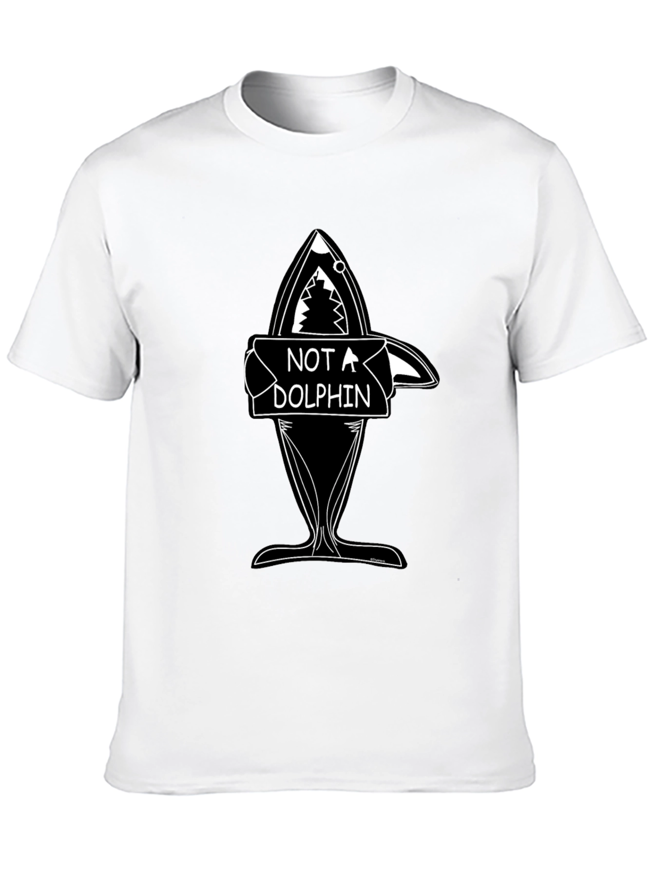 Shark Not a Dolphin Graphic T-Shirt