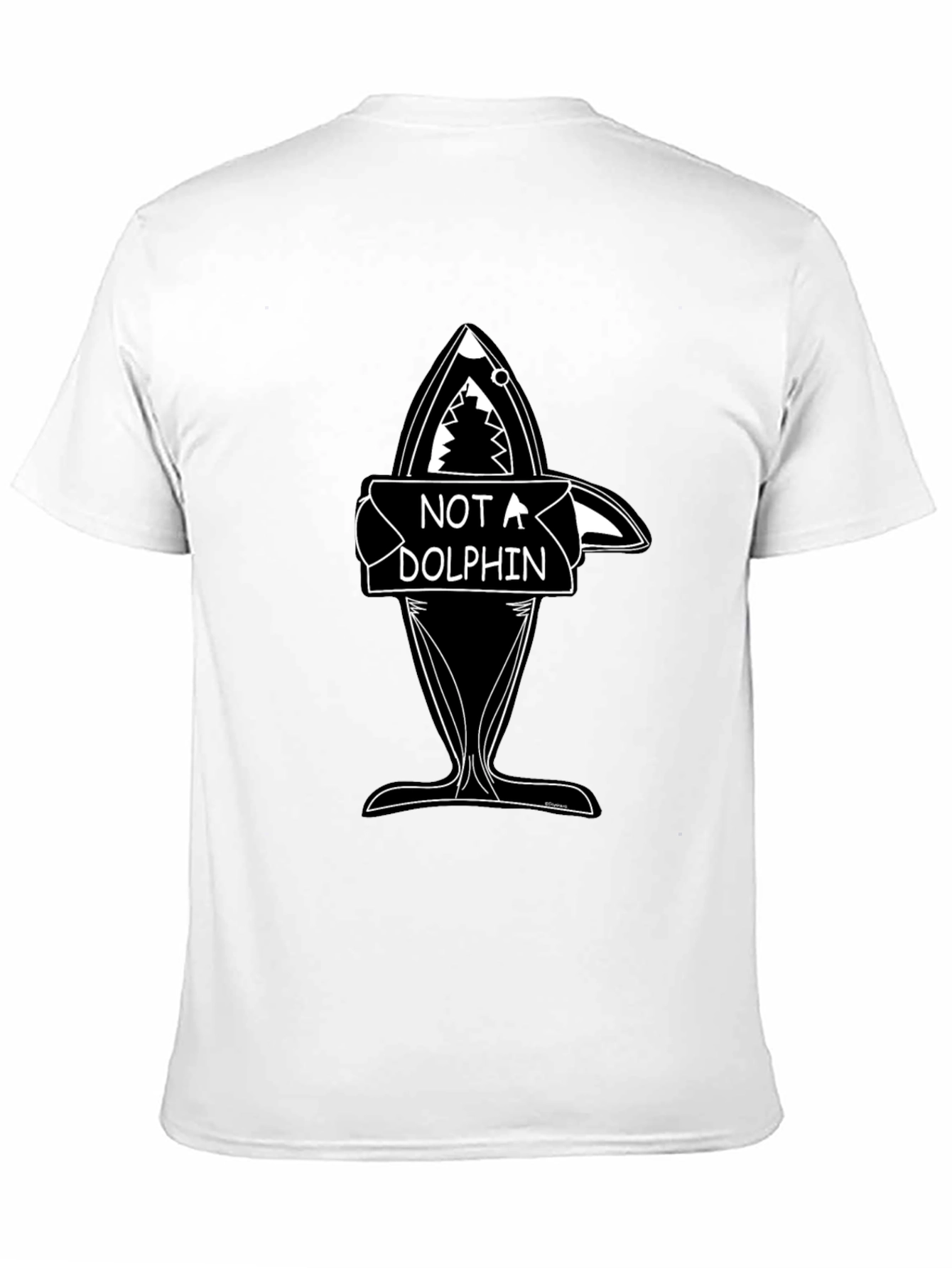Shark Not a Dolphin Graphic T-Shirt