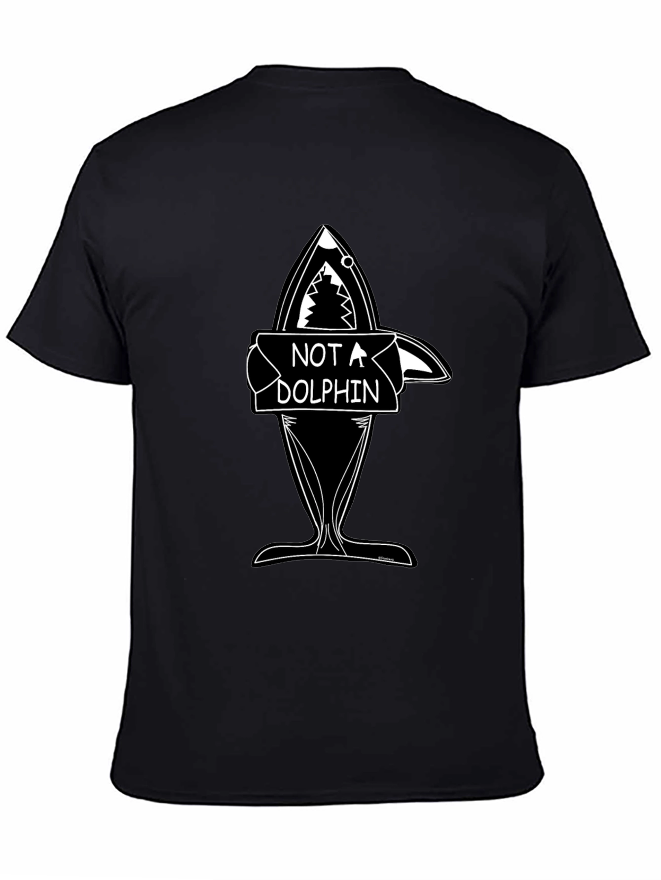 Shark Not a Dolphin Graphic T-Shirt