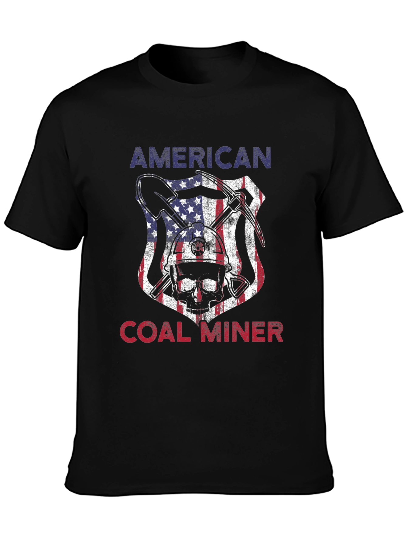 American Coal Miner Graphic Tee