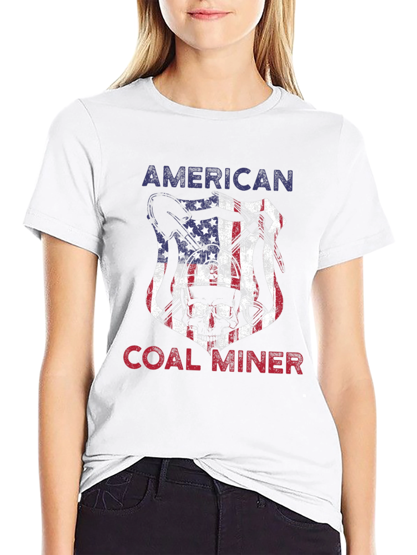 American Coal Miner Graphic Tee