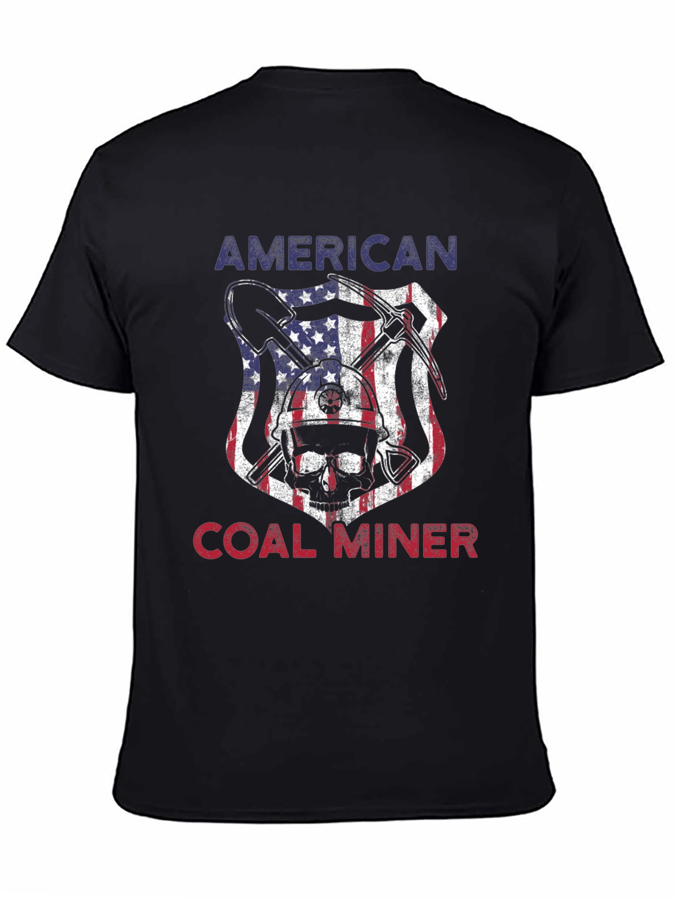 American Coal Miner Graphic Tee