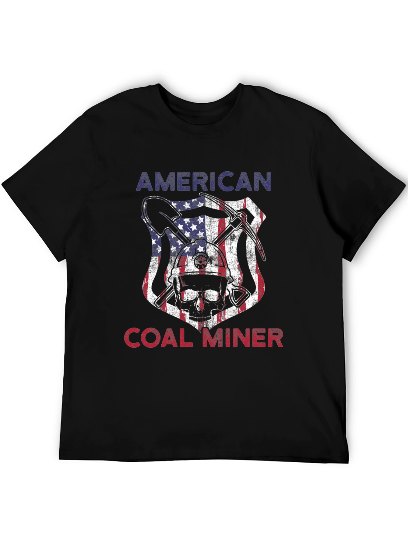 American Coal Miner Graphic Tee