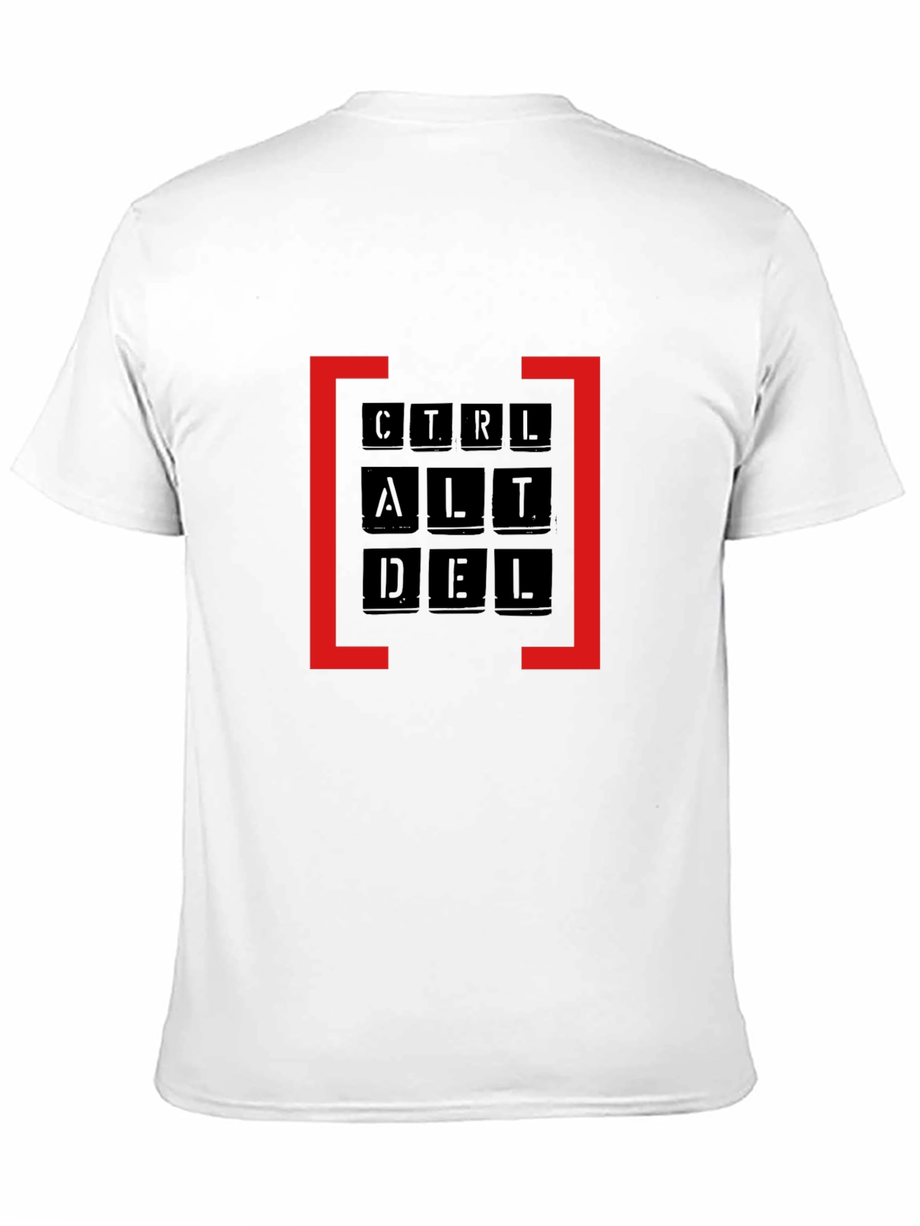 Ctrl Alt Del Graphic Tee - Black Cotton T-Shirt