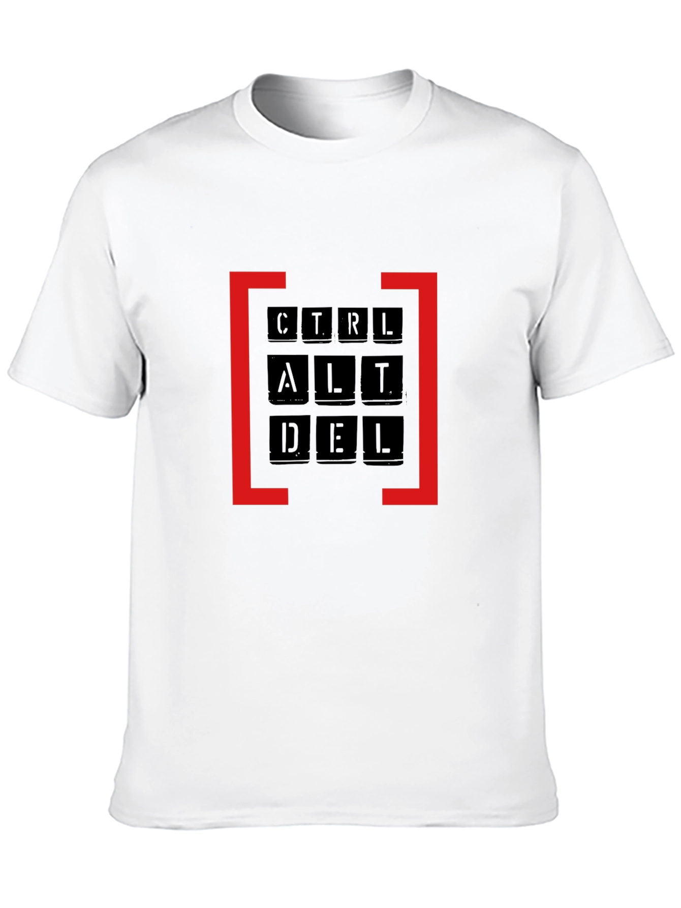 Ctrl Alt Del Graphic Tee - Black Cotton T-Shirt