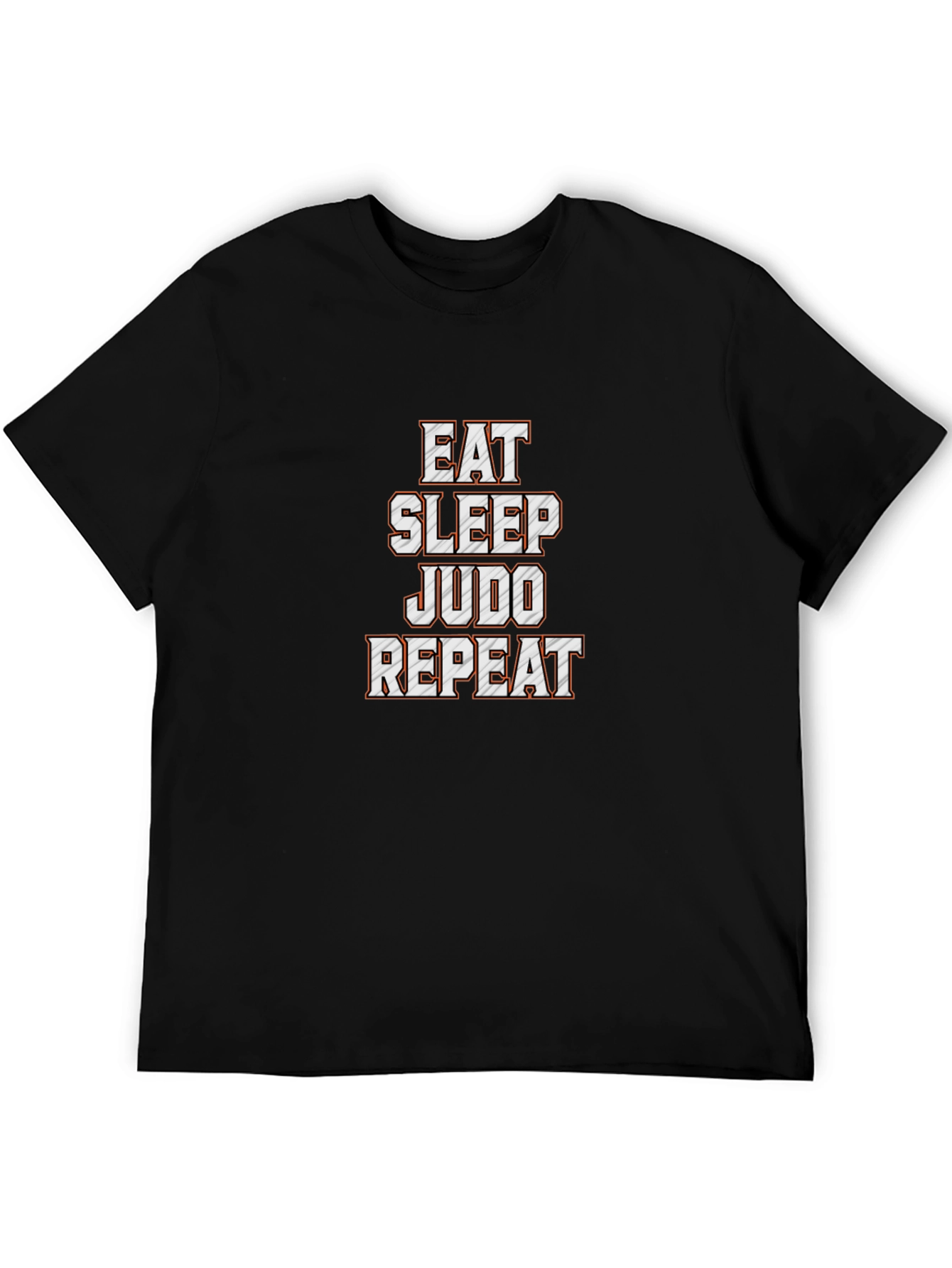 Eat Sleep Judo Repeat T-Shirt - Black