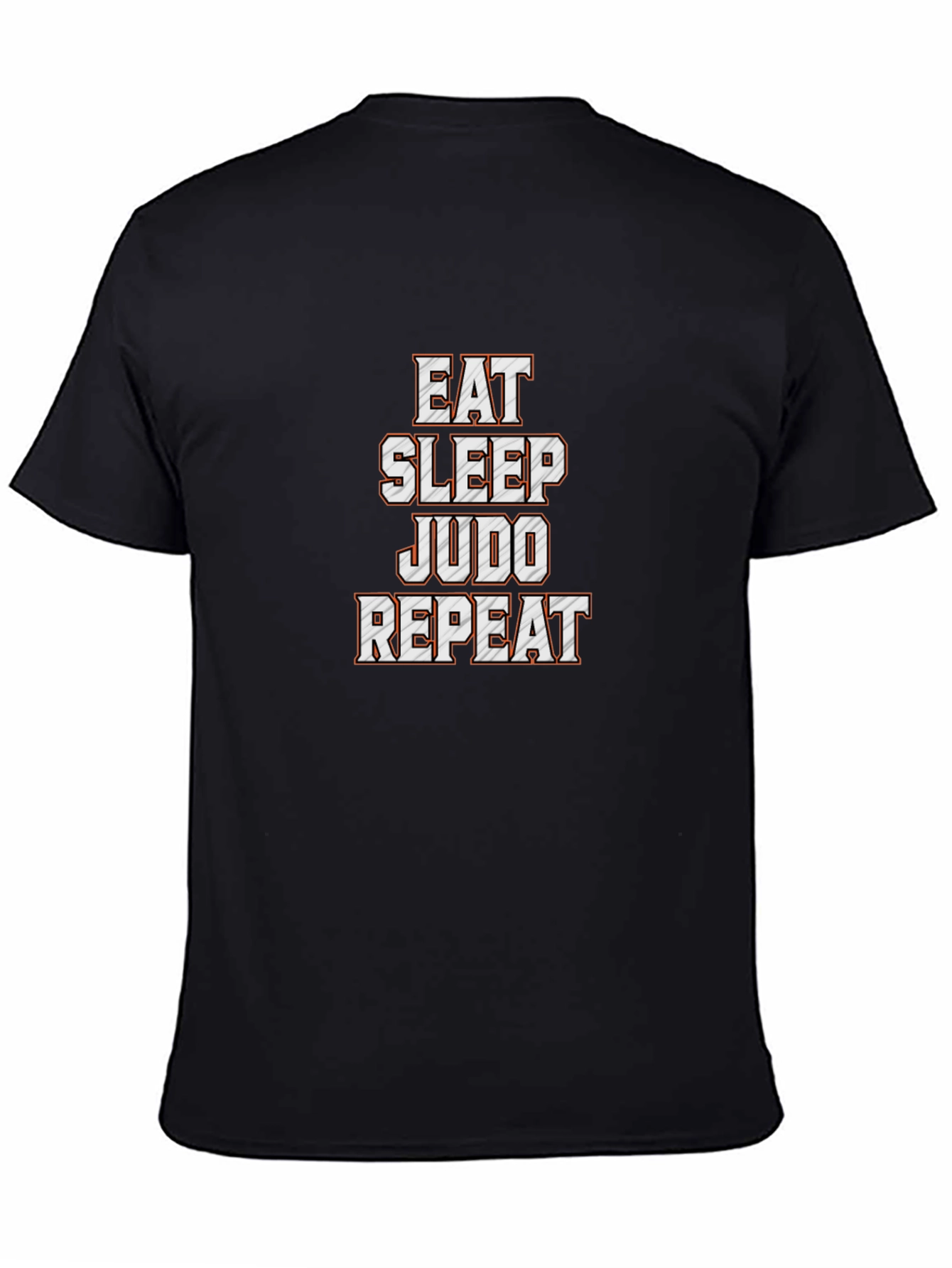 Eat Sleep Judo Repeat T-Shirt - Black
