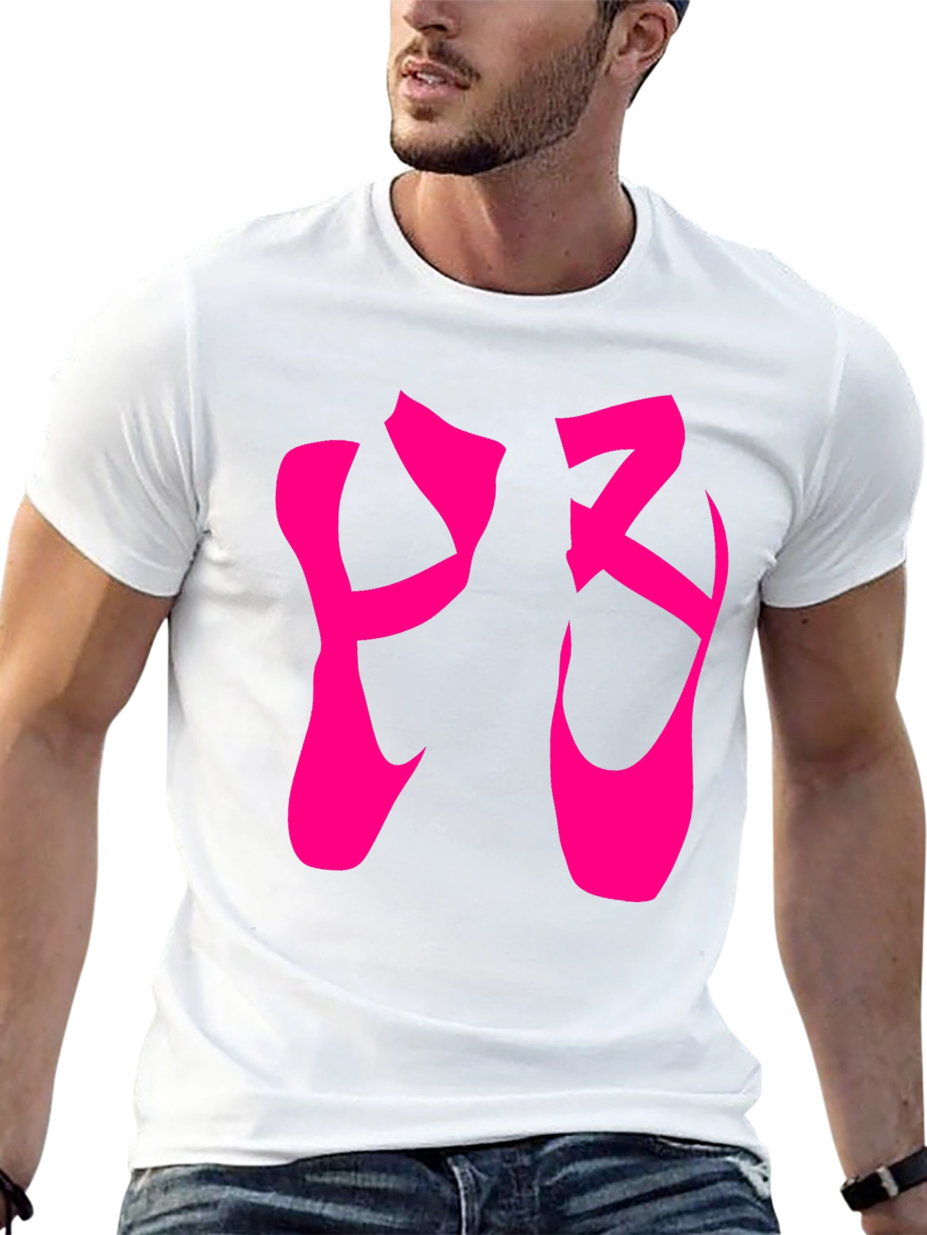 Ballerina Shoes Graphic Tee - Stylish Dance Lover Shirt