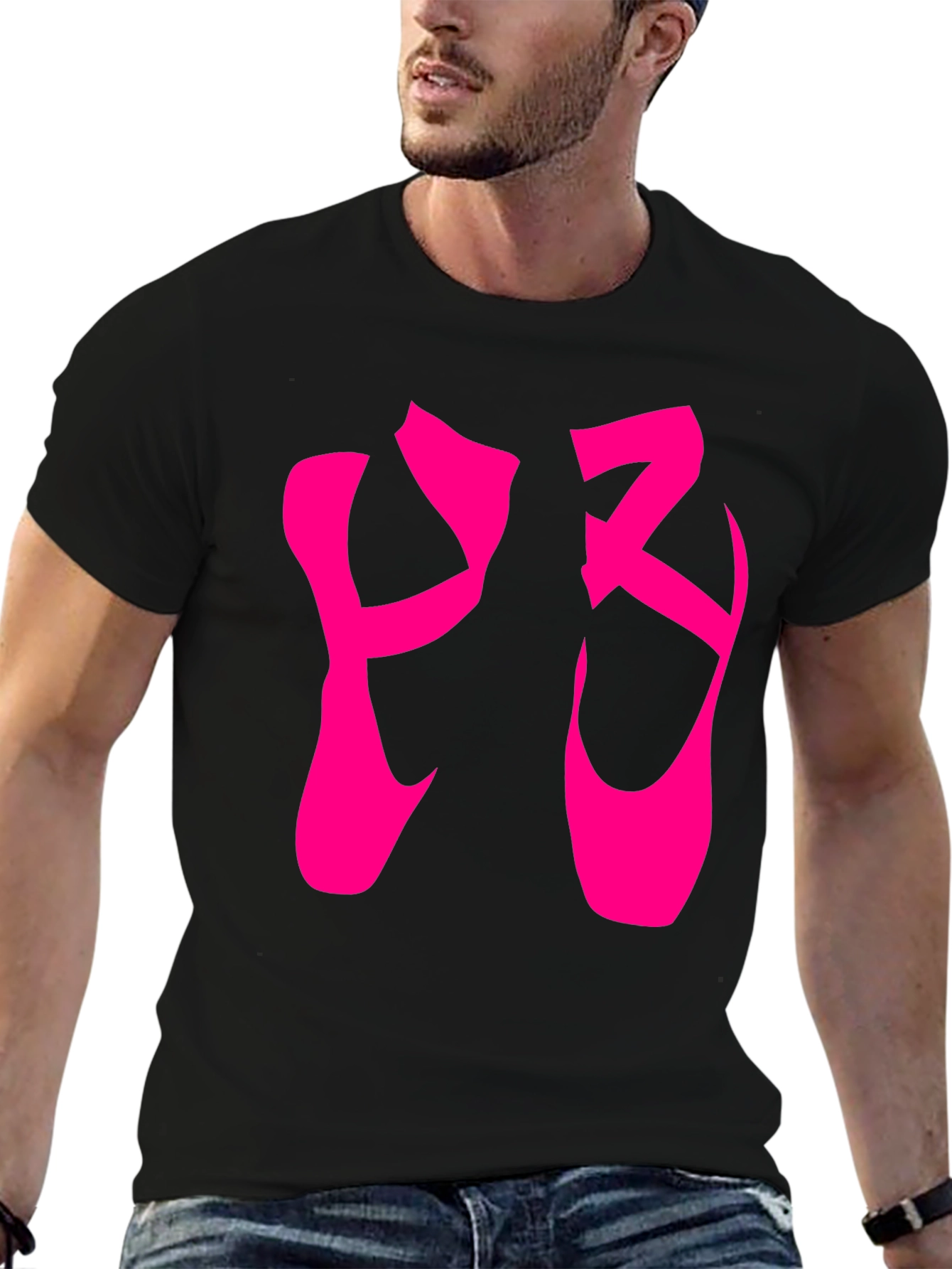 Ballerina Shoes Graphic Tee - Stylish Dance Lover Shirt