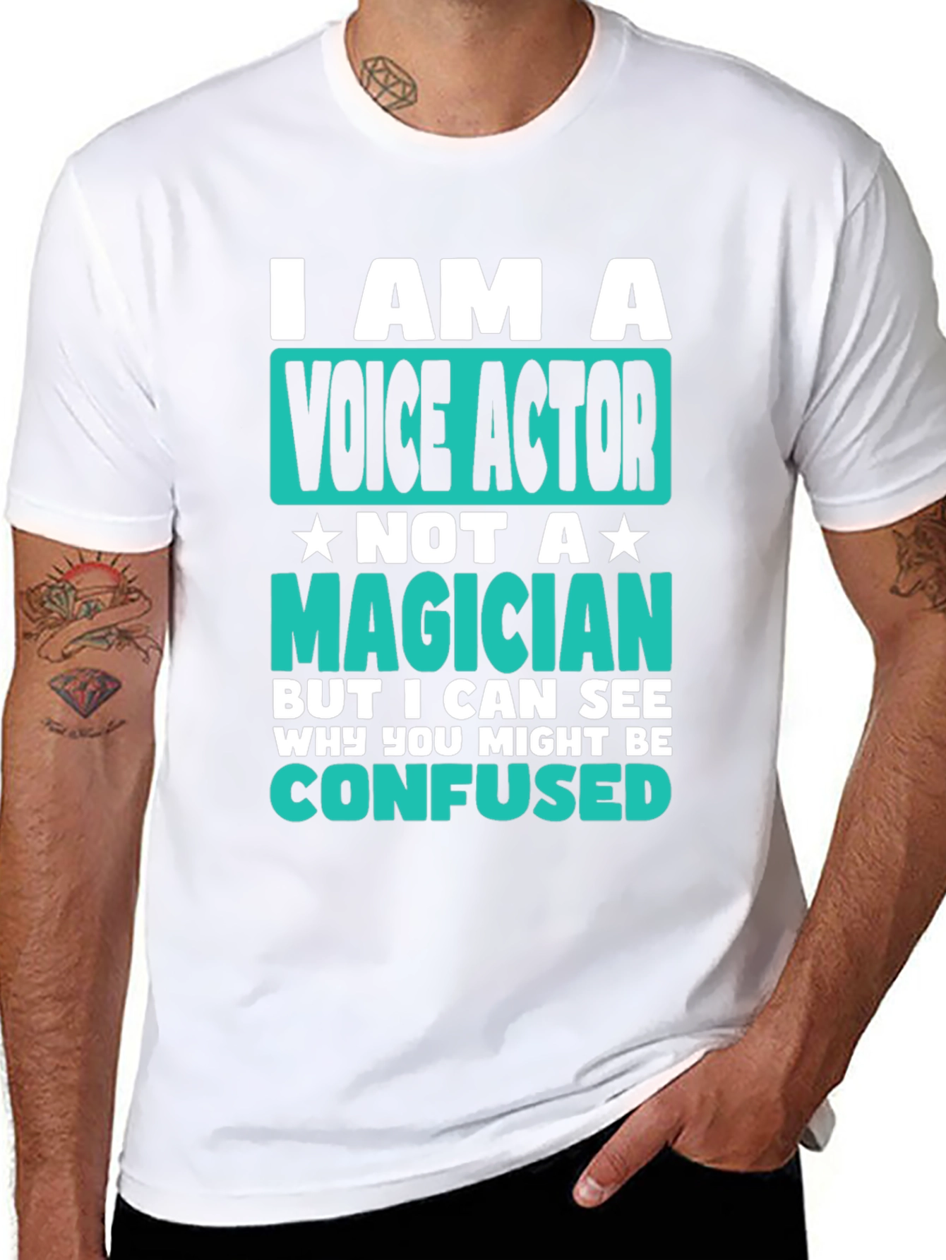 Voice Actor T-Shirt - Magician Funny Tee