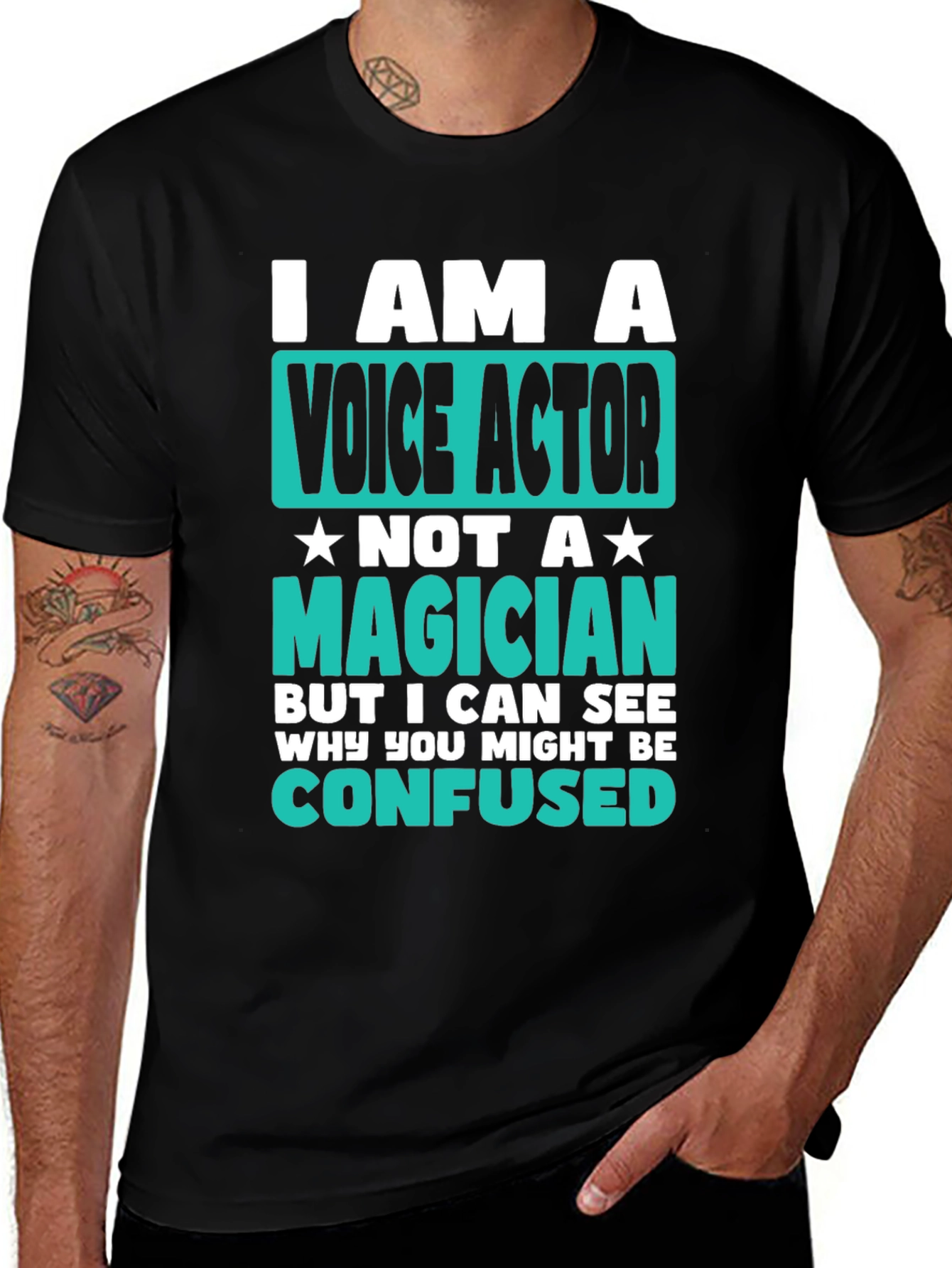 Voice Actor T-Shirt - Magician Funny Tee