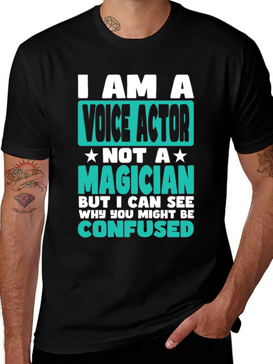 Voice Actor T-Shirt - Magician Funny Tee