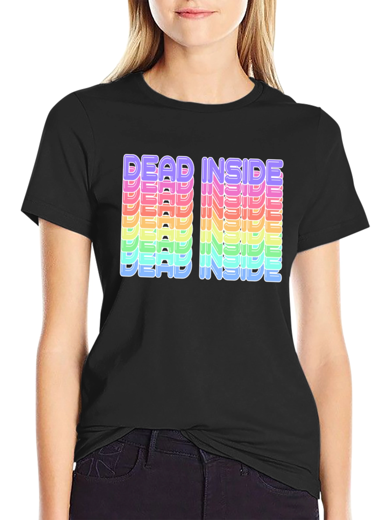Dead Inside Rainbow T-Shirt