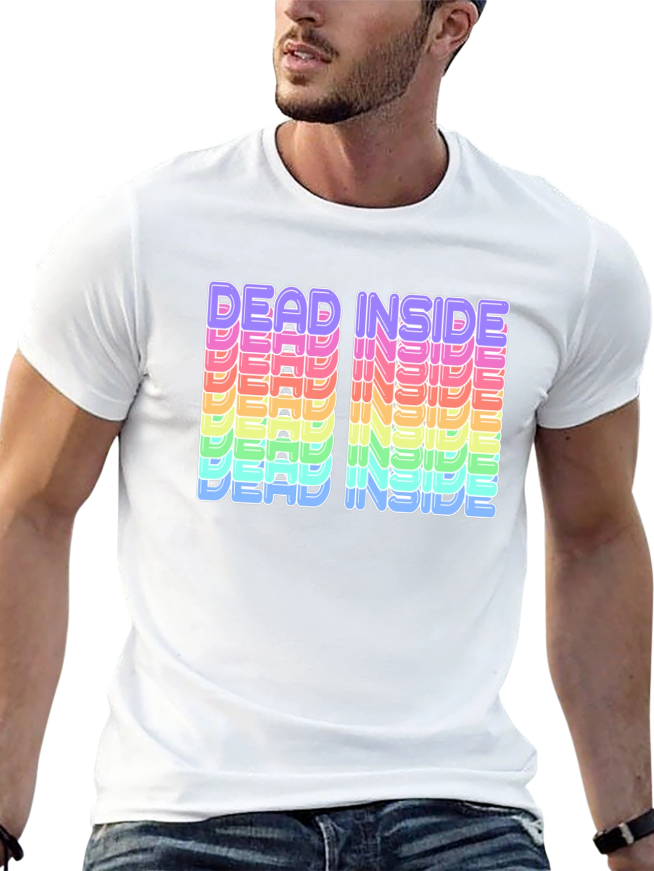 Dead Inside Rainbow T-Shirt