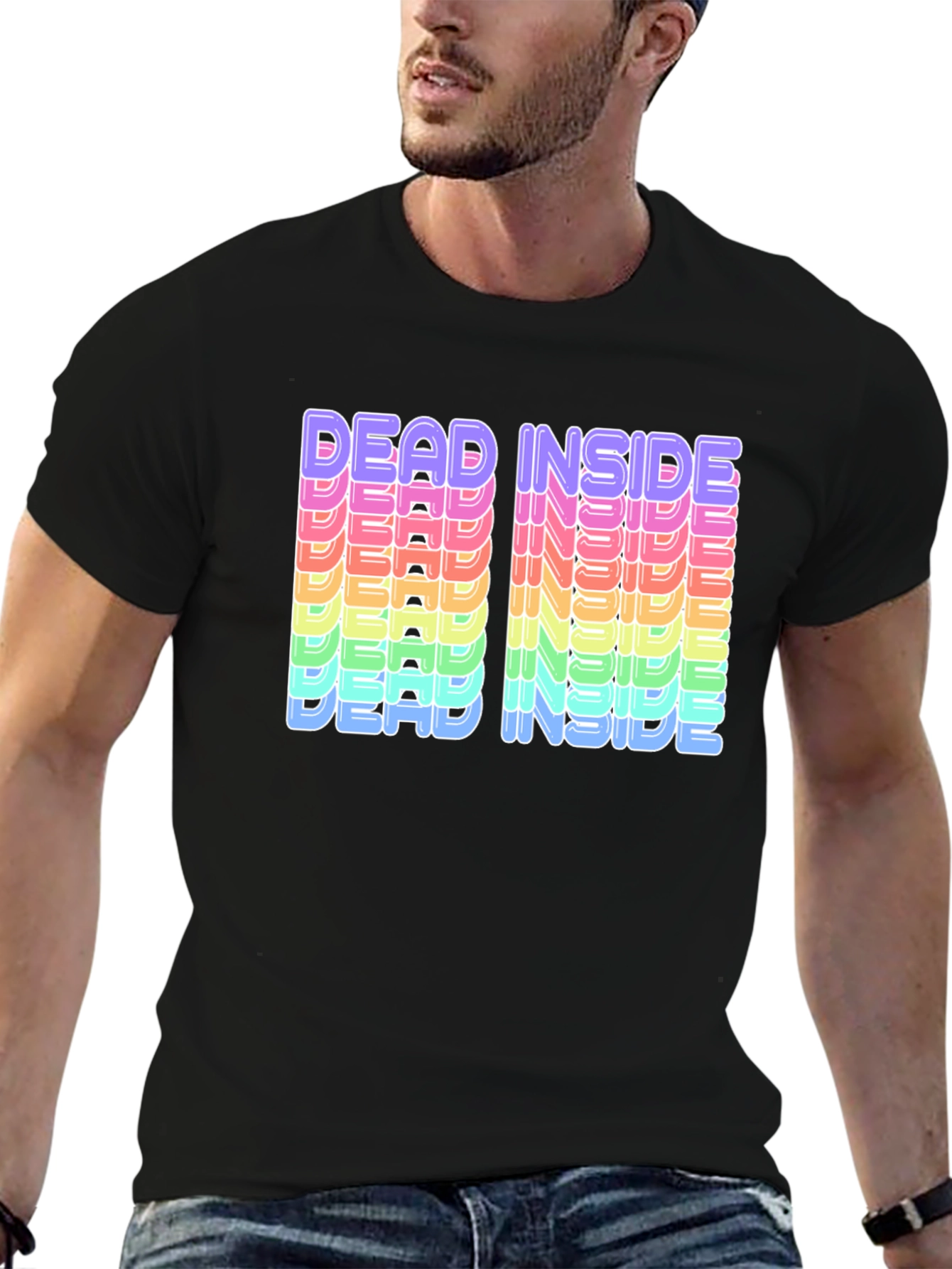 Dead Inside Rainbow T-Shirt
