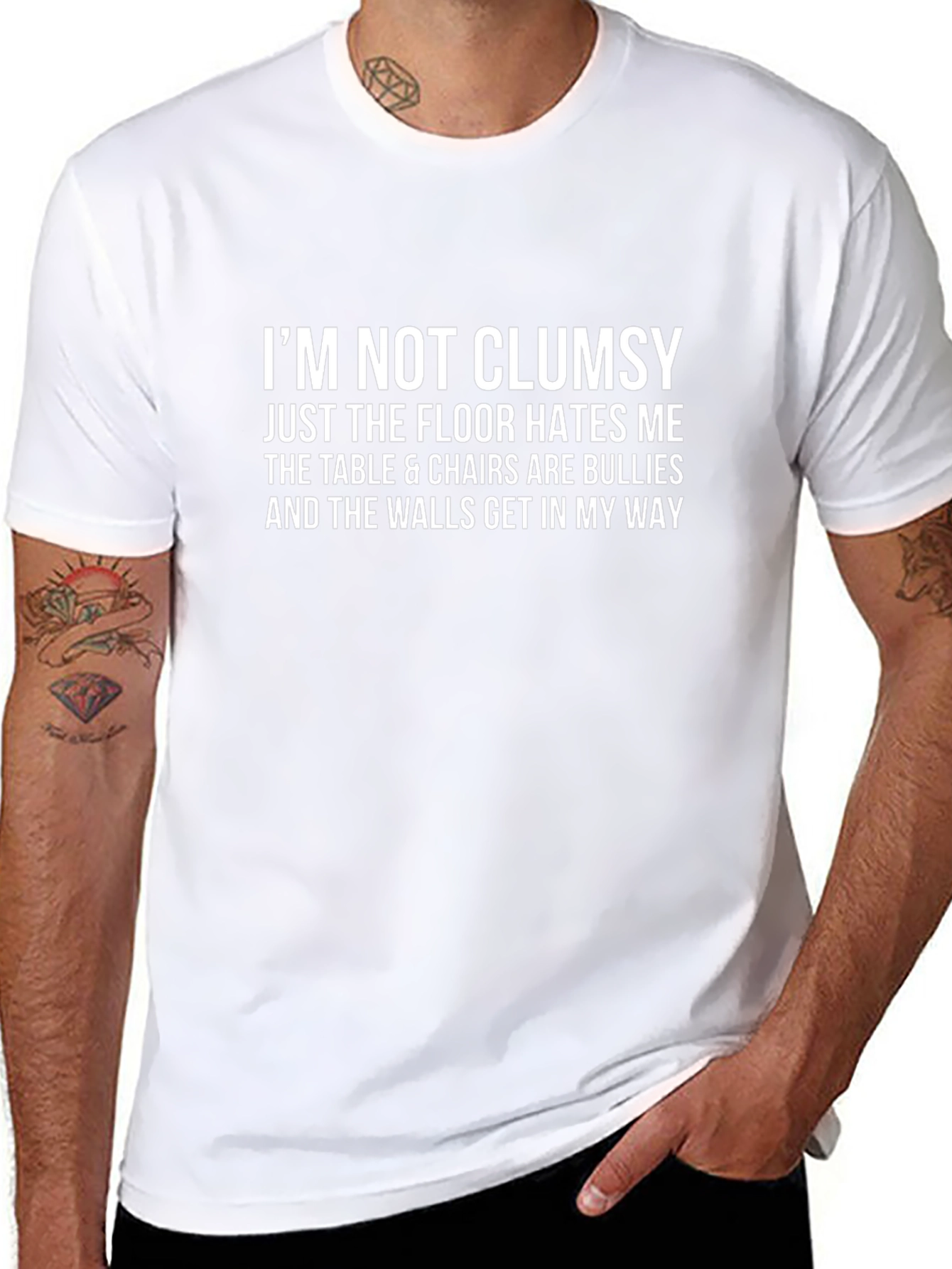 Funny Clumsy T-Shirt - Floor Hates Me