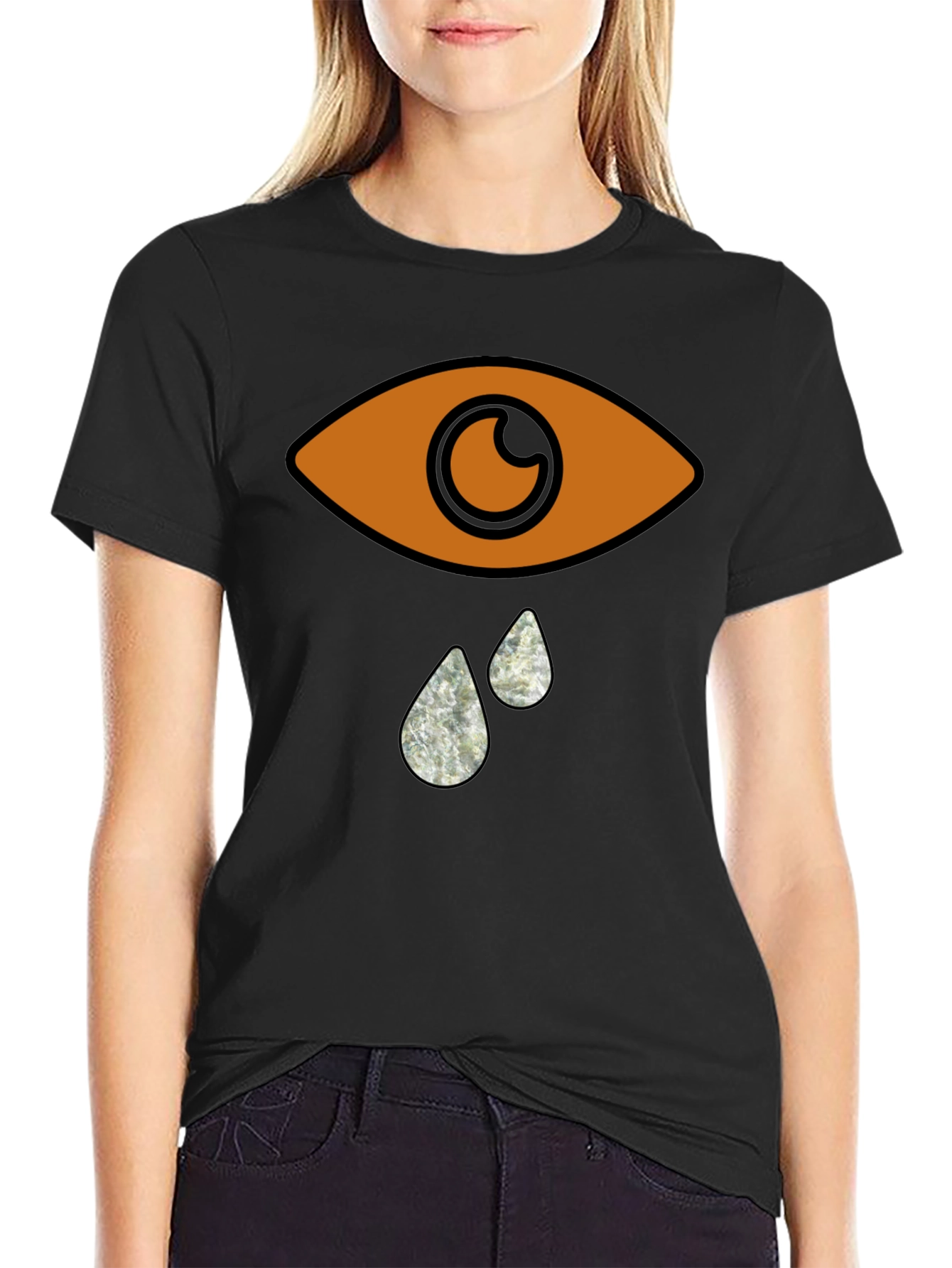 Eye with Tears Graphic T-Shirt