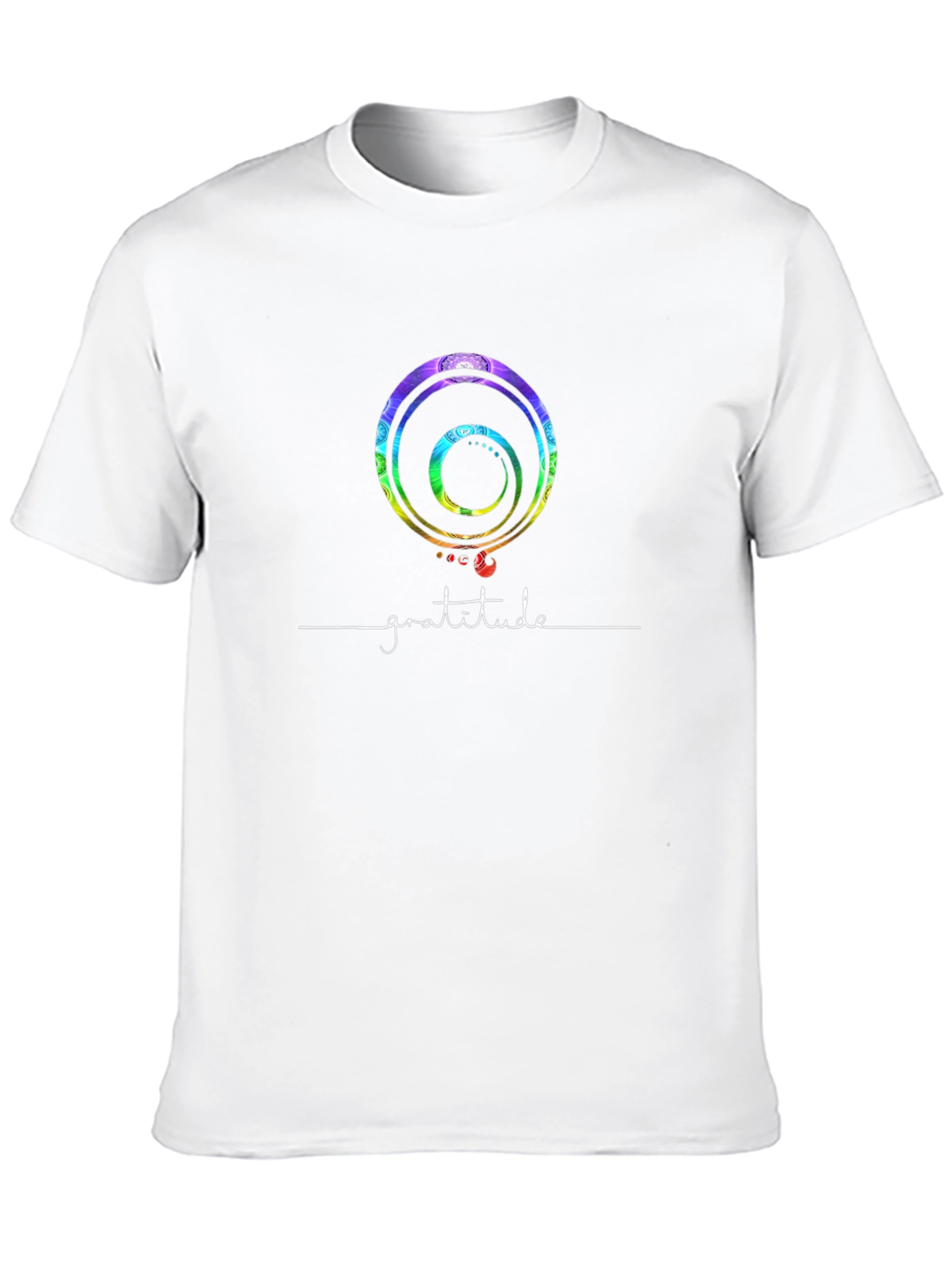 Gratitude Graphic Tee - Black Cotton Blend