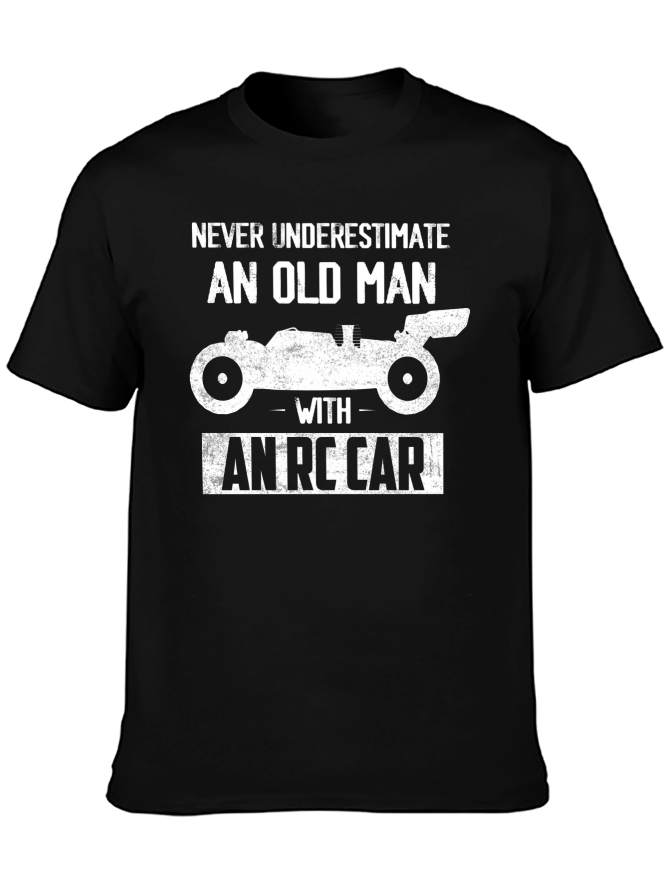 Old Man RC Car T-Shirt - Hobby Racing Gift