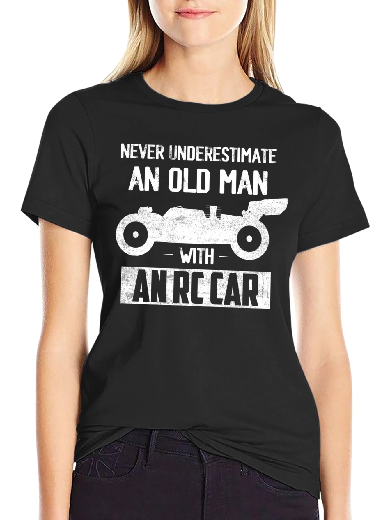 Old Man RC Car T-Shirt - Hobby Racing Gift