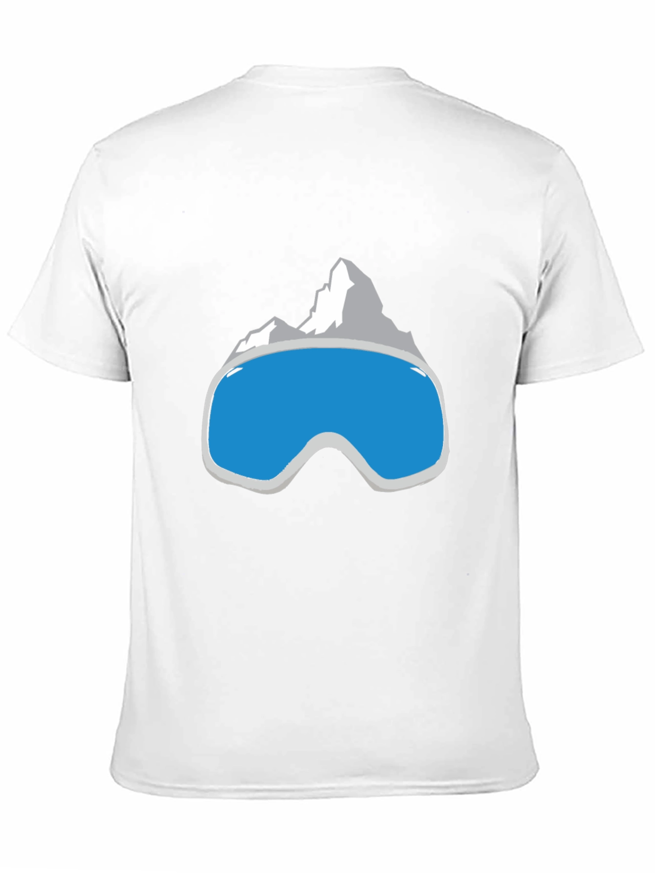 Cool Mountain Goggles Graphic Tee - Black