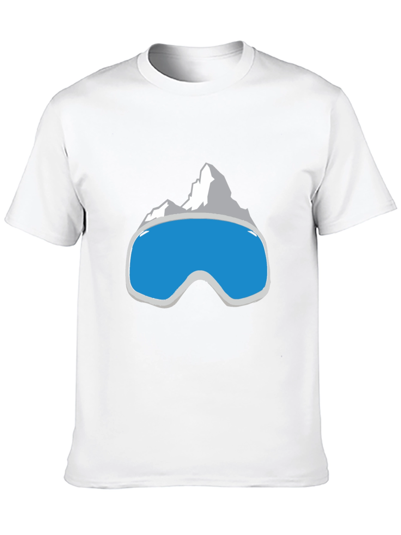 Cool Mountain Goggles Graphic Tee - Black