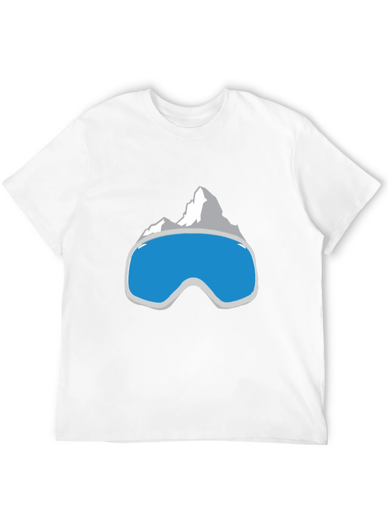 Cool Mountain Goggles Graphic Tee - Black