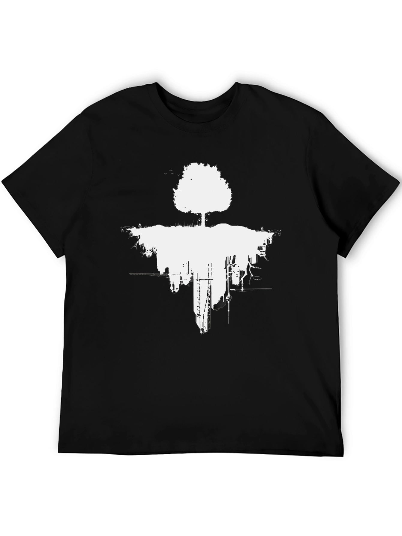 Abstract Tree Cityscape Graphic Tee