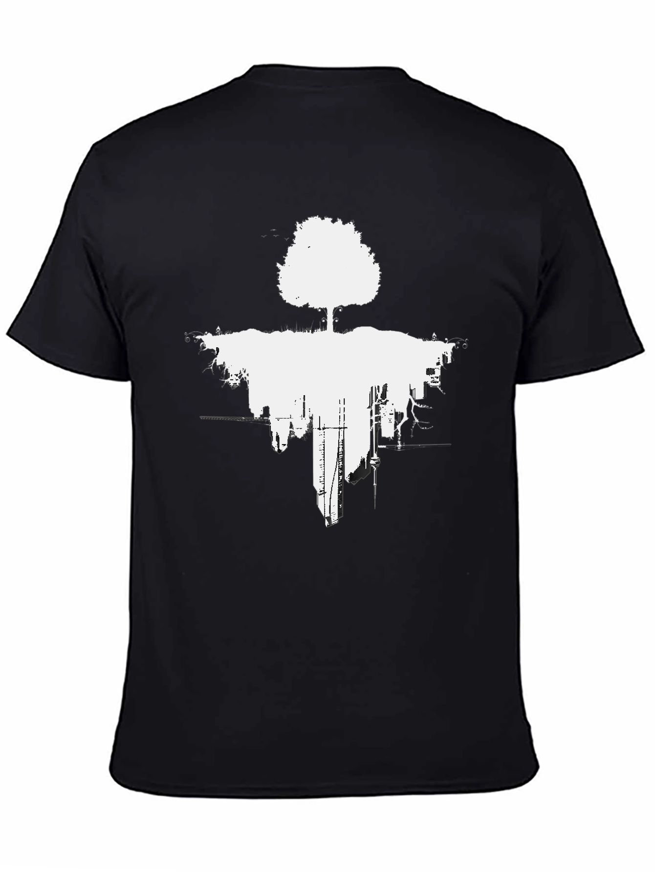 Abstract Tree Cityscape Graphic Tee