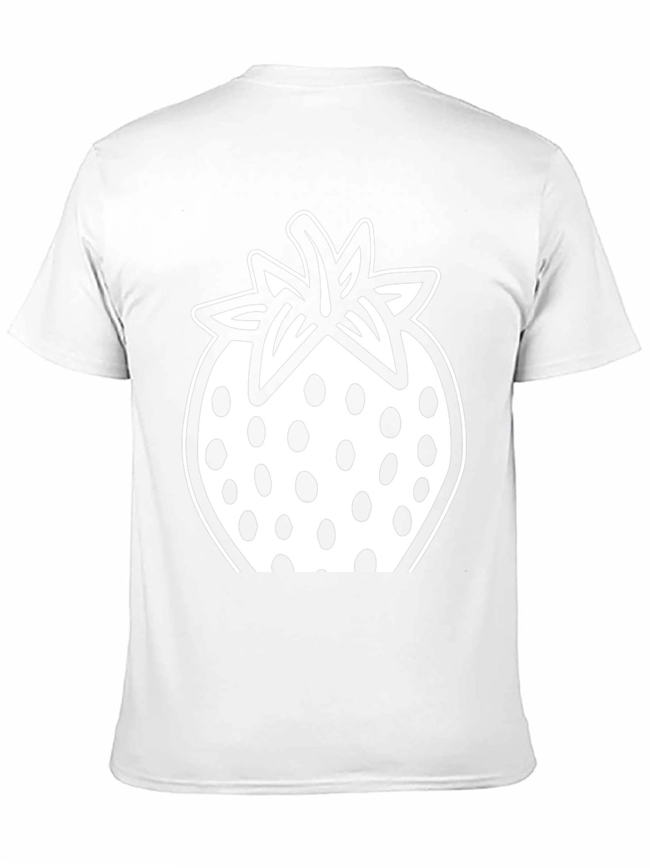 Strawberry Graphic Black T-Shirt - Casual Comfort