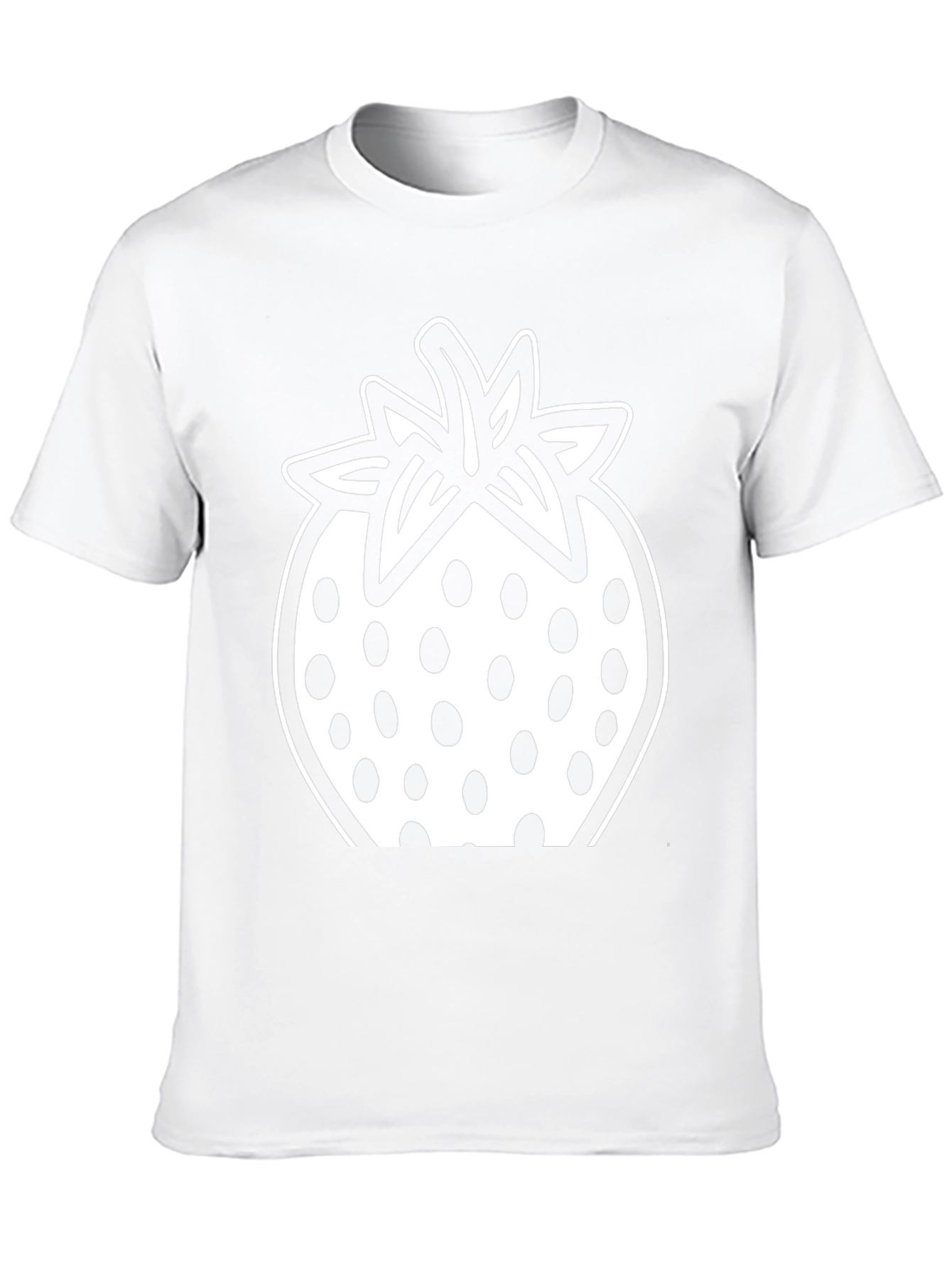Strawberry Graphic Black T-Shirt - Casual Comfort