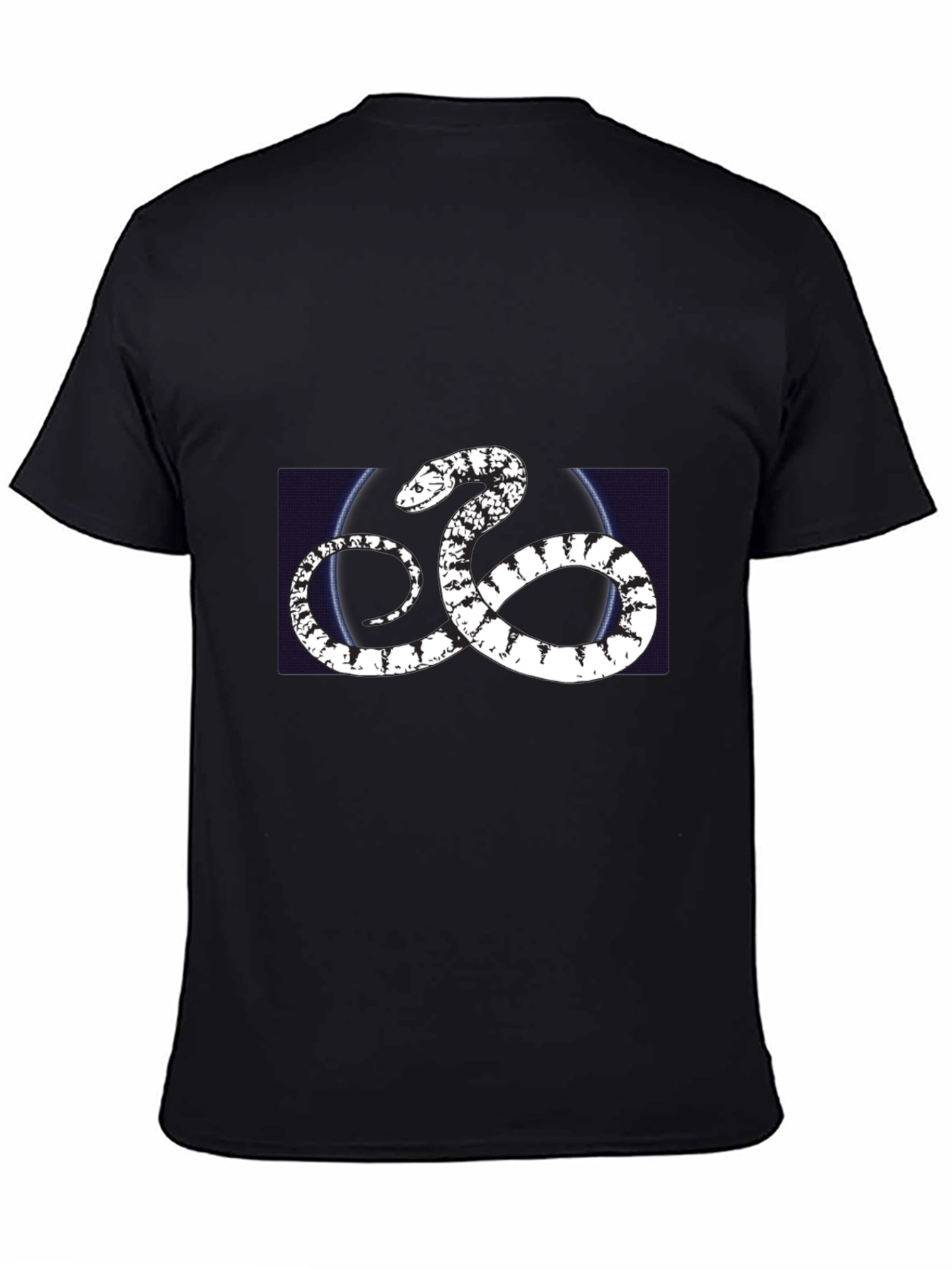 Snake Graphic Black T-Shirt - Trendy Casual Wear