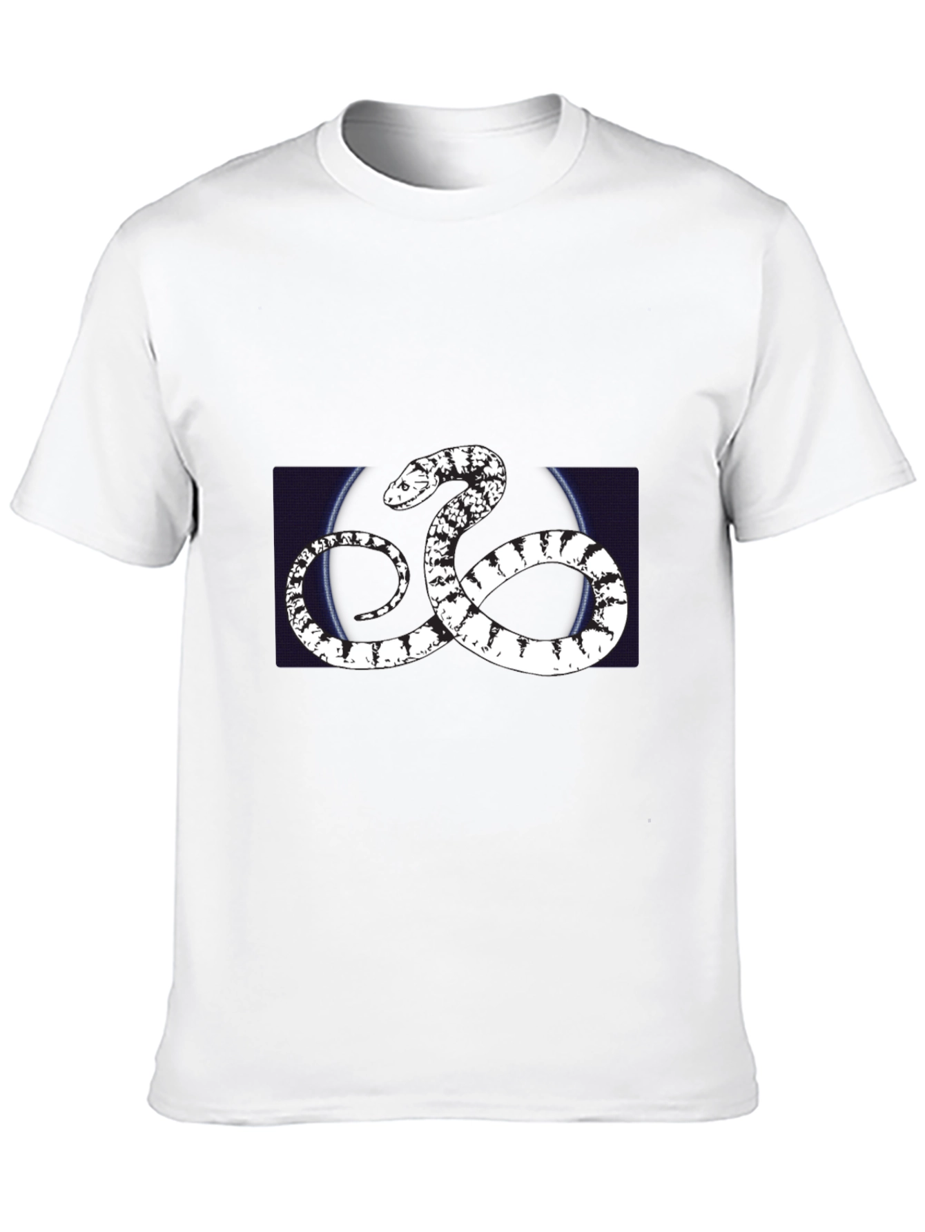 Snake Graphic Black T-Shirt - Trendy Casual Wear