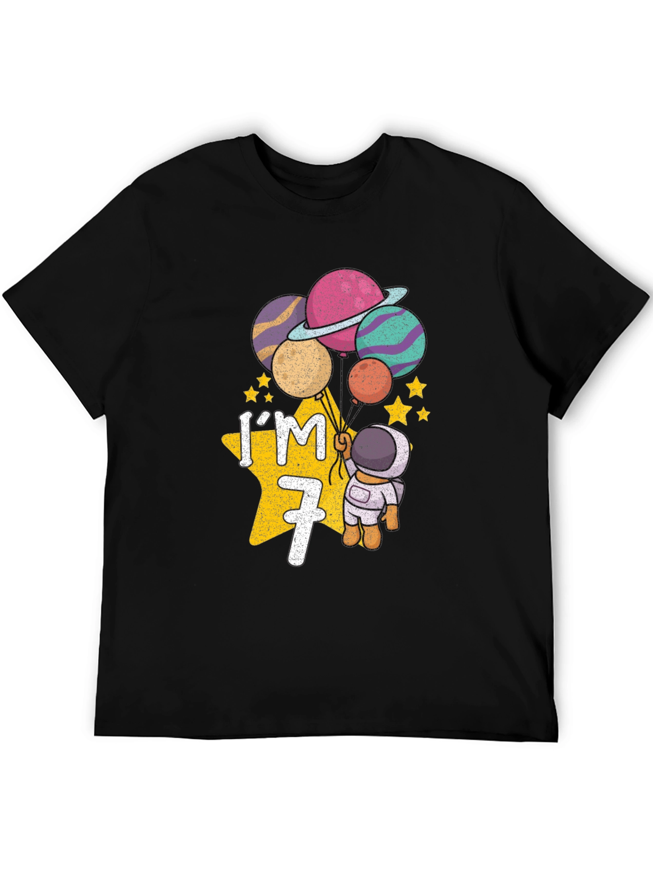 Im 7 Astronaut Birthday T-Shirt