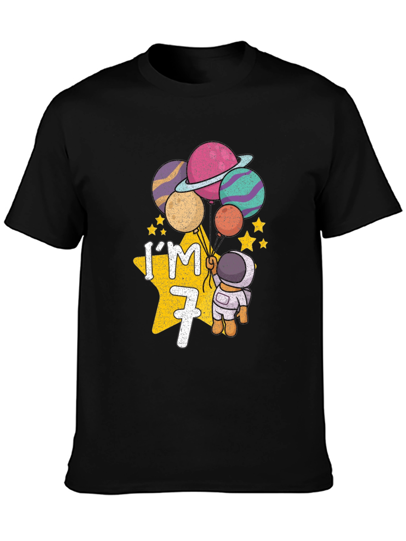 Im 7 Astronaut Birthday T-Shirt