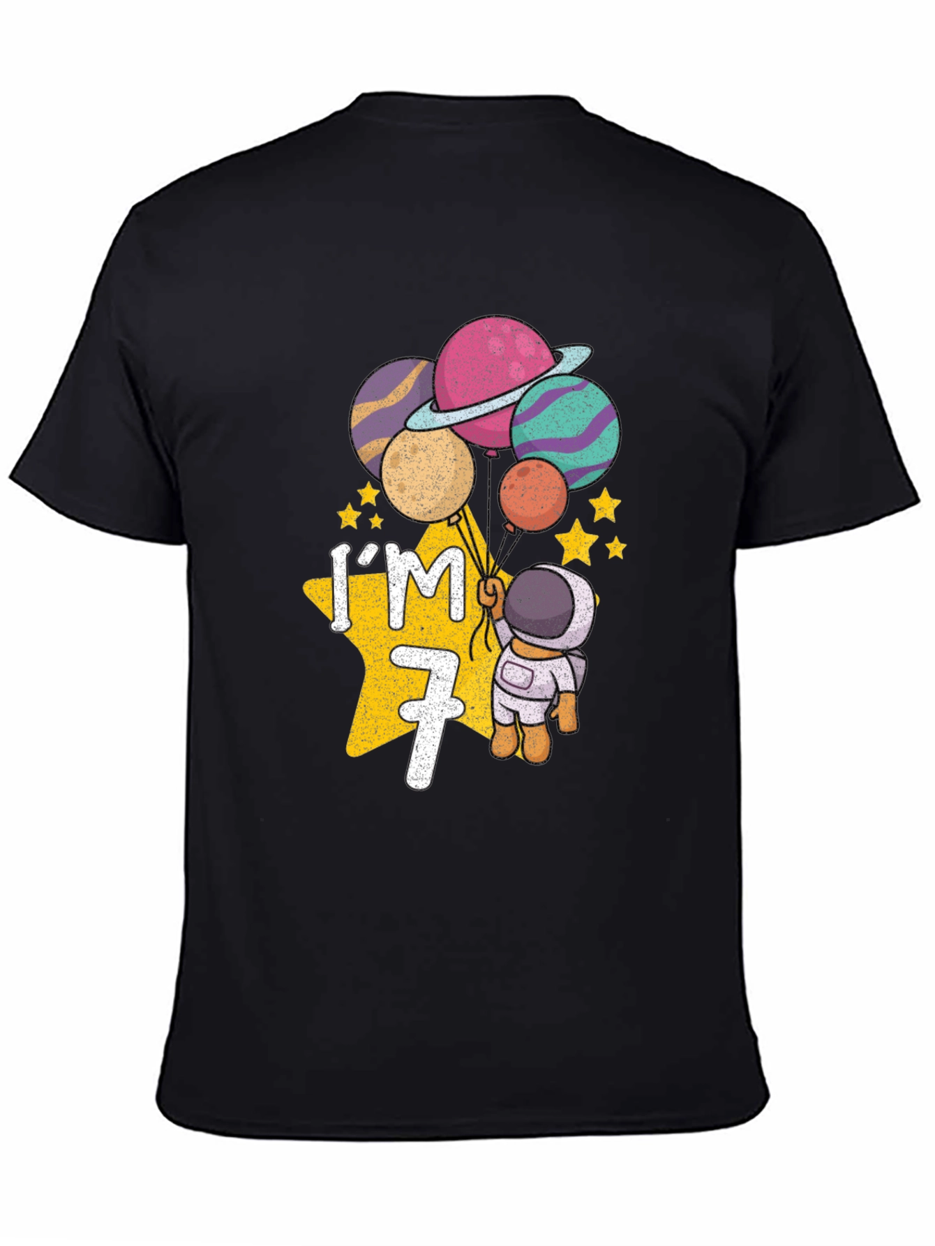 Im 7 Astronaut Birthday T-Shirt