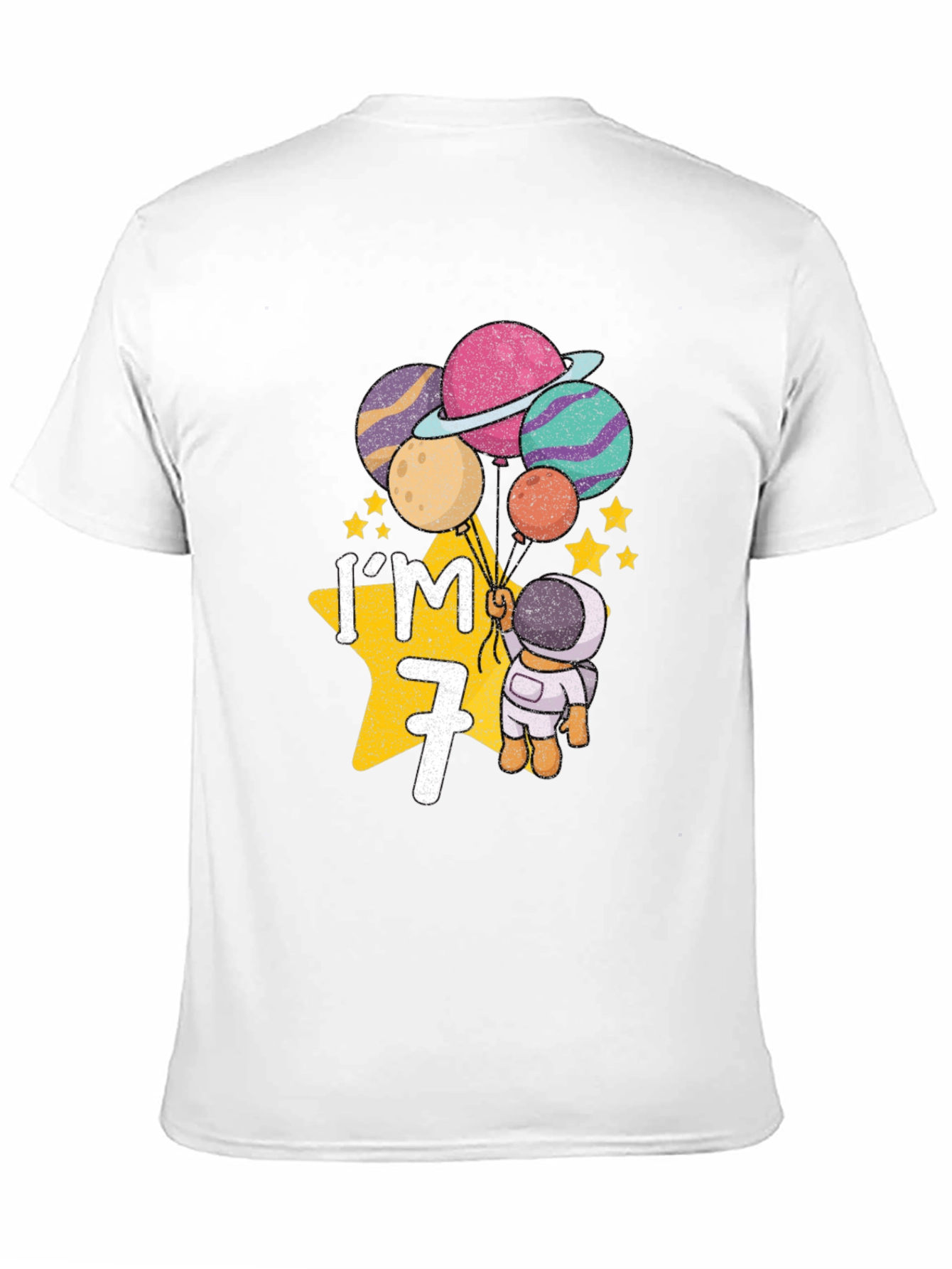 Im 7 Astronaut Birthday T-Shirt