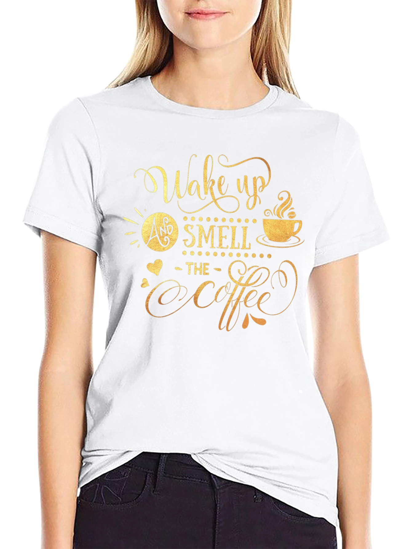 Wake Up and Smell the Coffee Graphic Tee