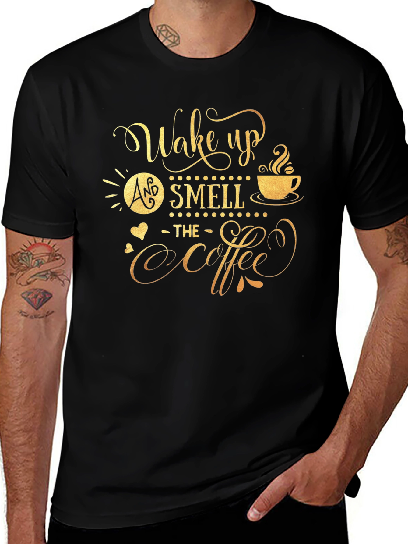 Wake Up and Smell the Coffee Graphic Tee