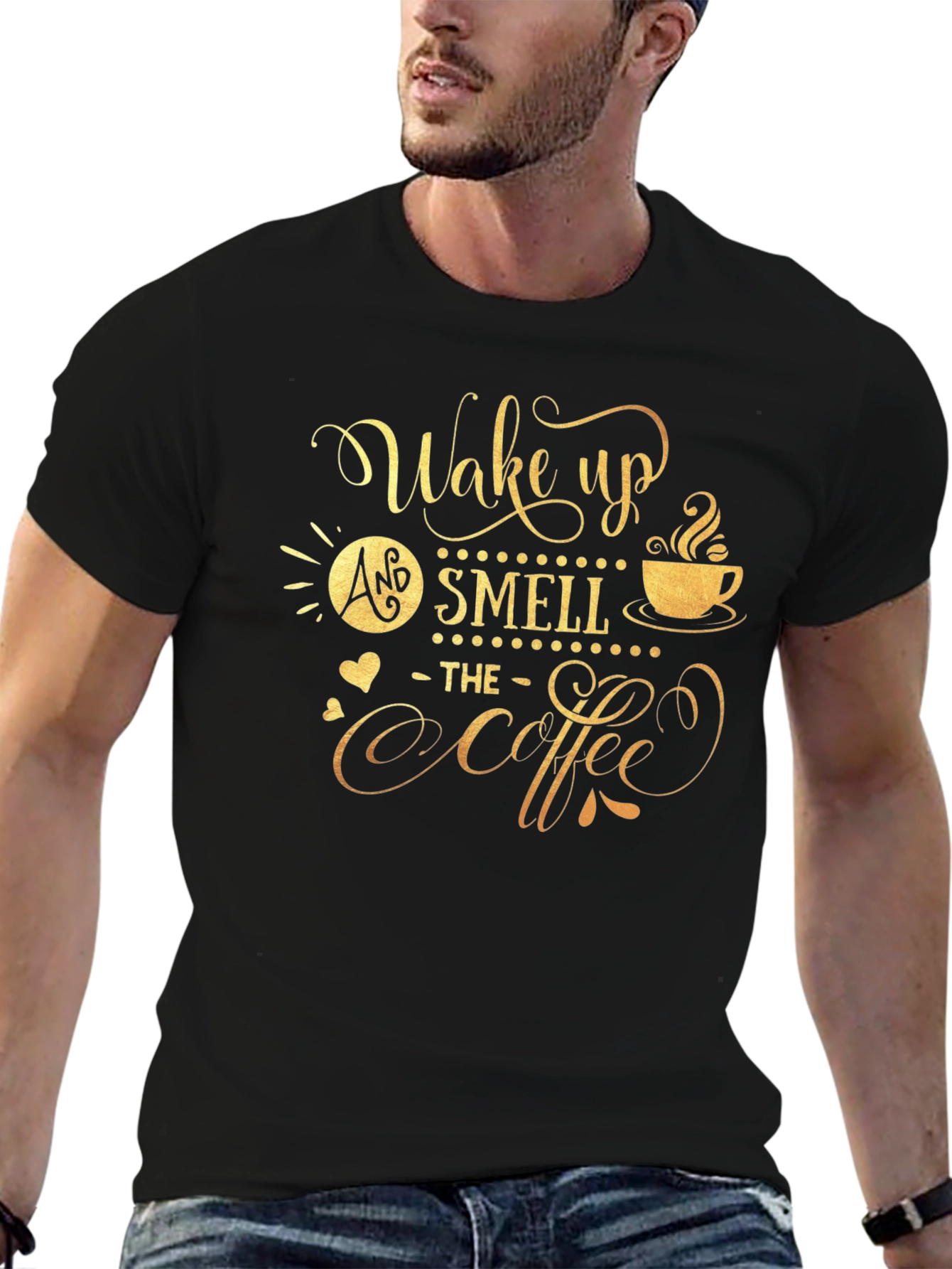 Wake Up and Smell the Coffee Graphic Tee