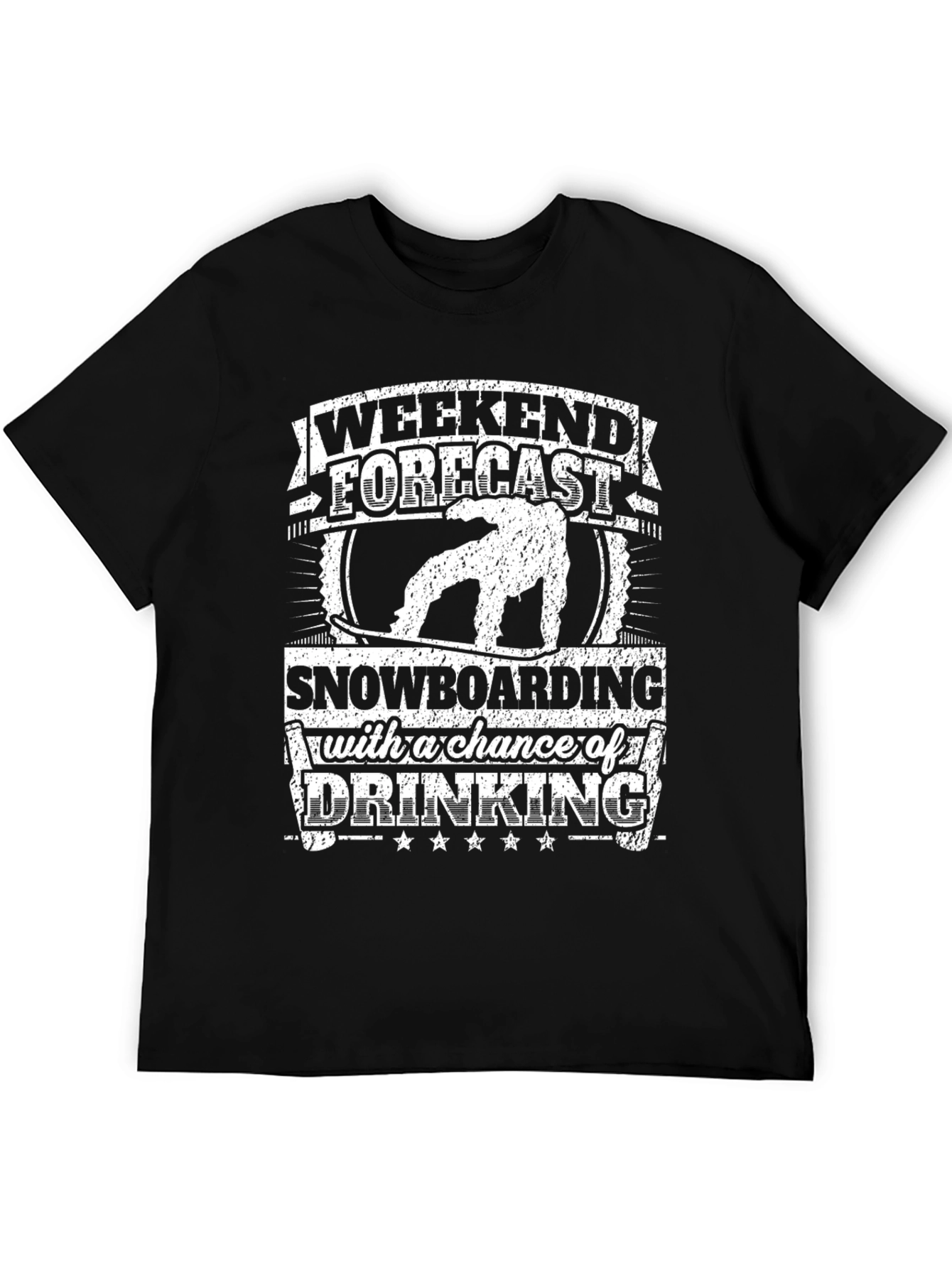 Snowboarding & Drinking Tee