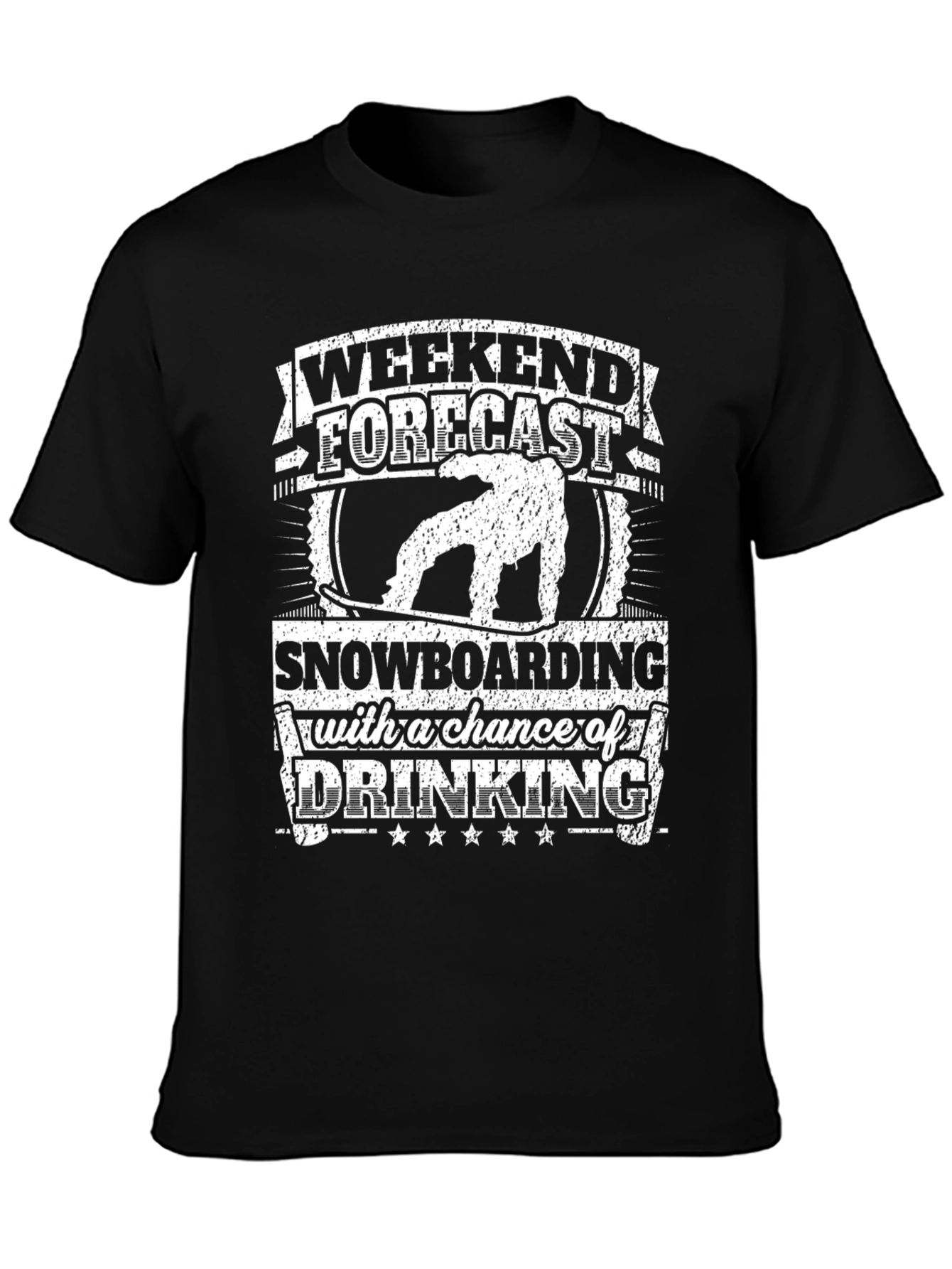 Snowboarding & Drinking Tee