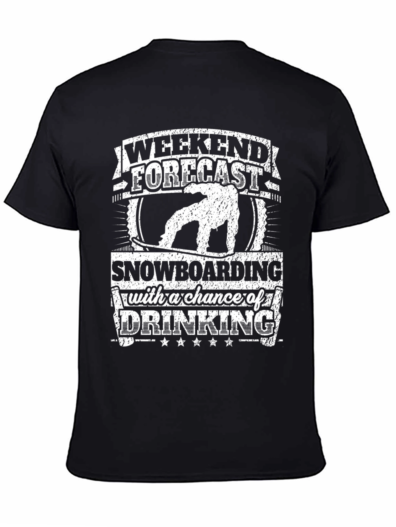 Snowboarding & Drinking Tee