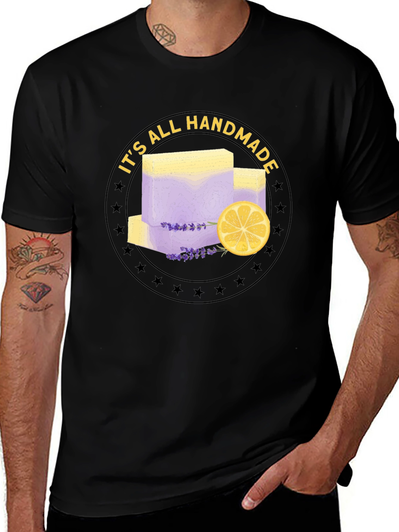 Handmade Soap Graphic Tee - Fresh & Clean