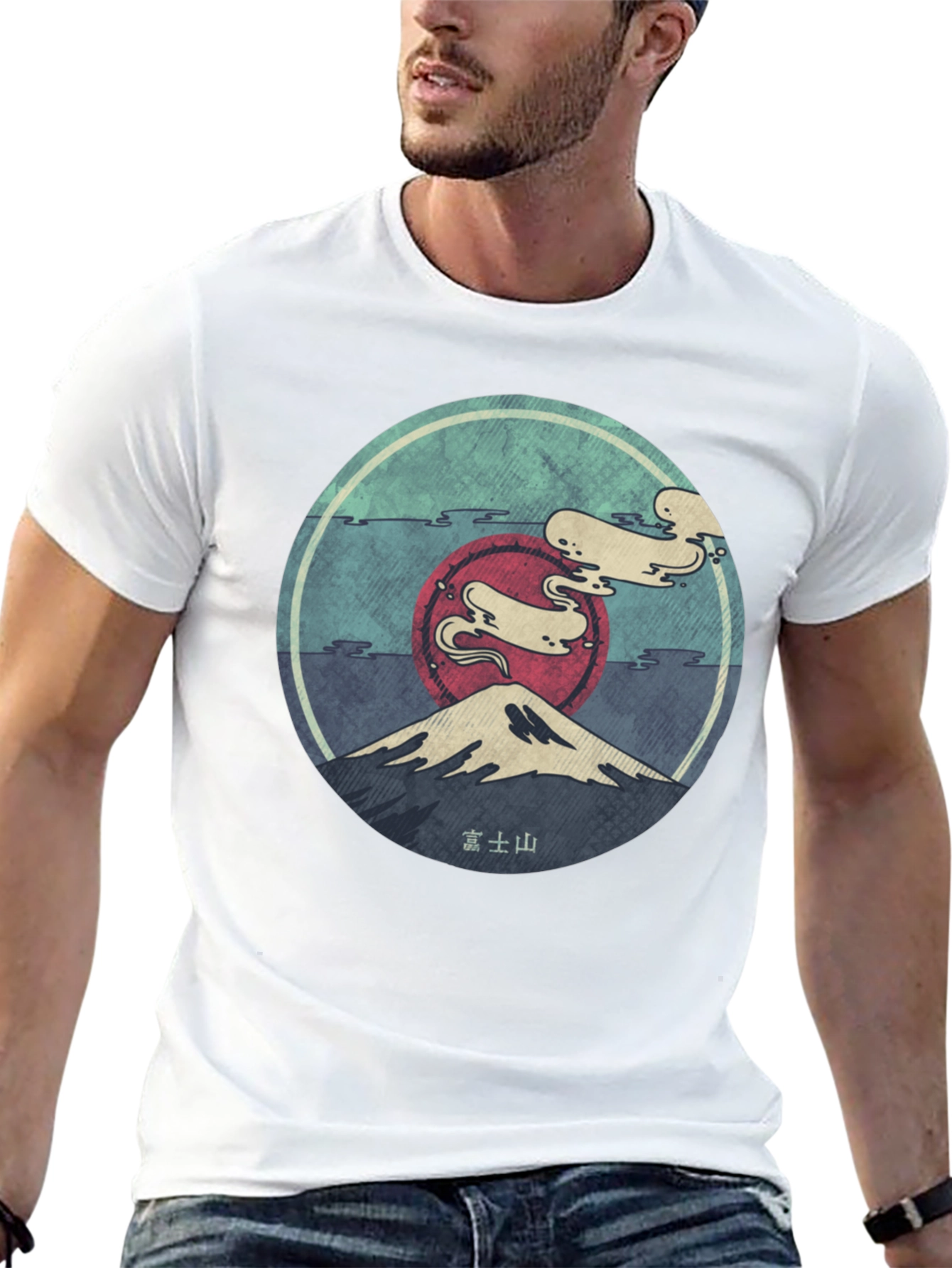 Mount Fuji Graphic Tee - Unisex Black T-Shirt