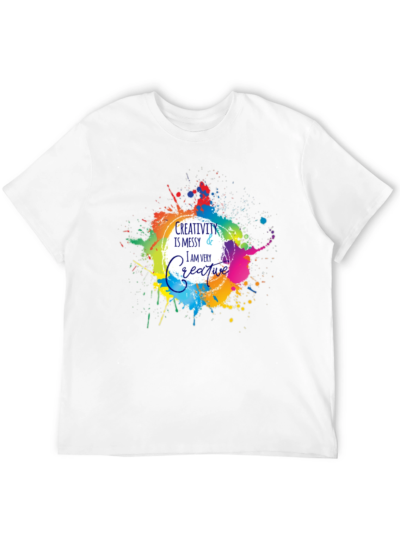 Creativity Messy T-Shirt - Artistic Graphic Tee
