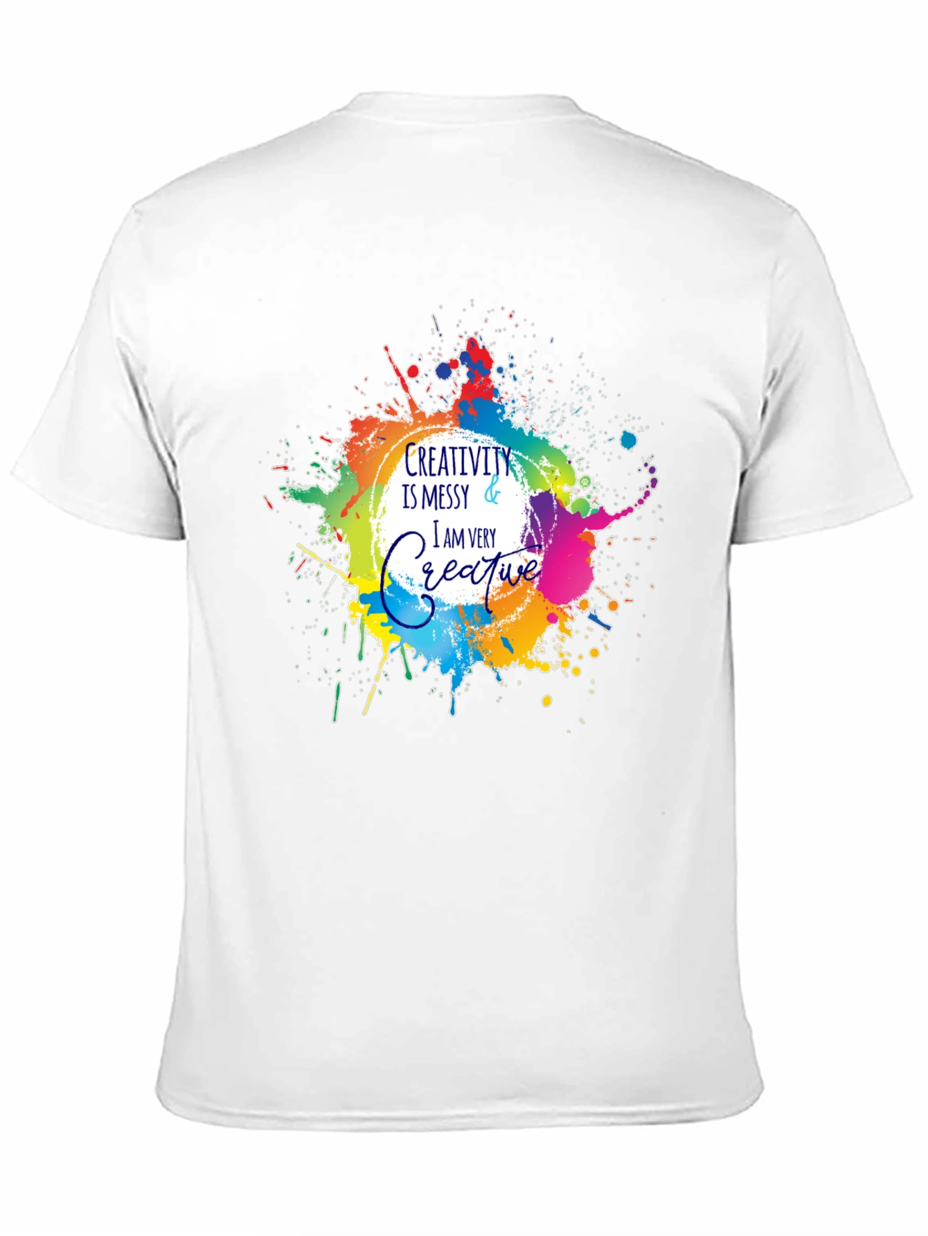 Creativity Messy T-Shirt - Artistic Graphic Tee